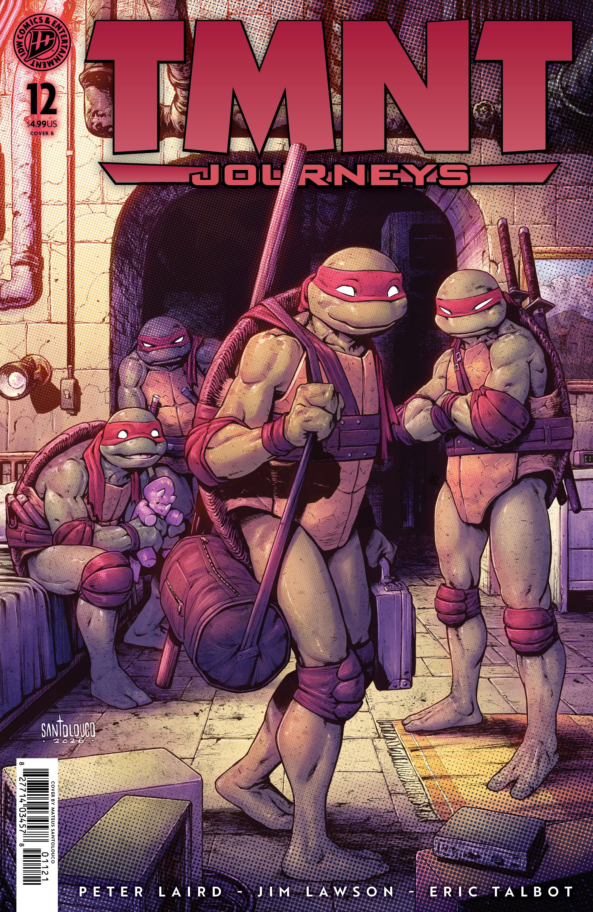 Teenage Mutant Ninja Turtles Journeys #12 Cover B Santolouco