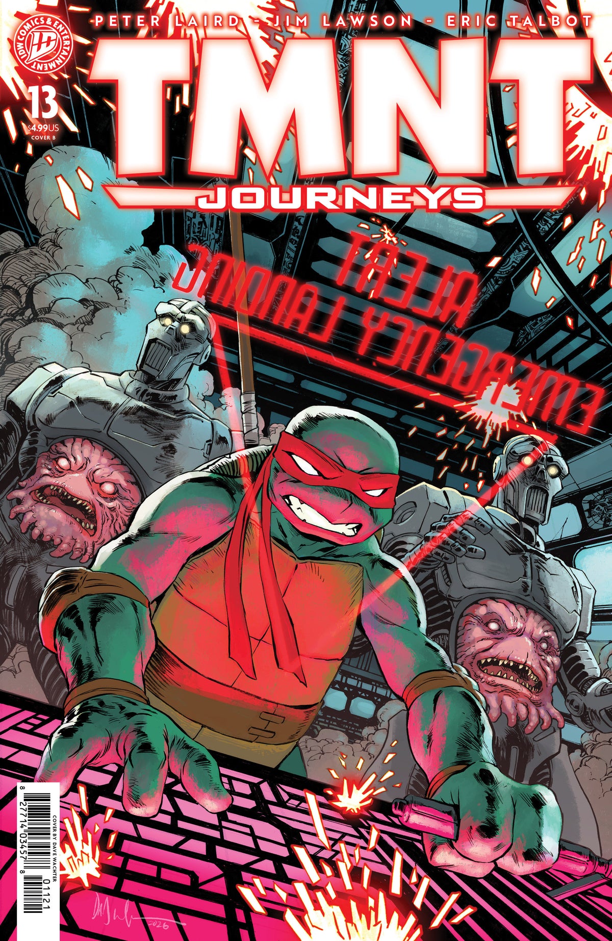 Teenage Mutant Ninja Turtles Journeys #13 Cover B Wachter