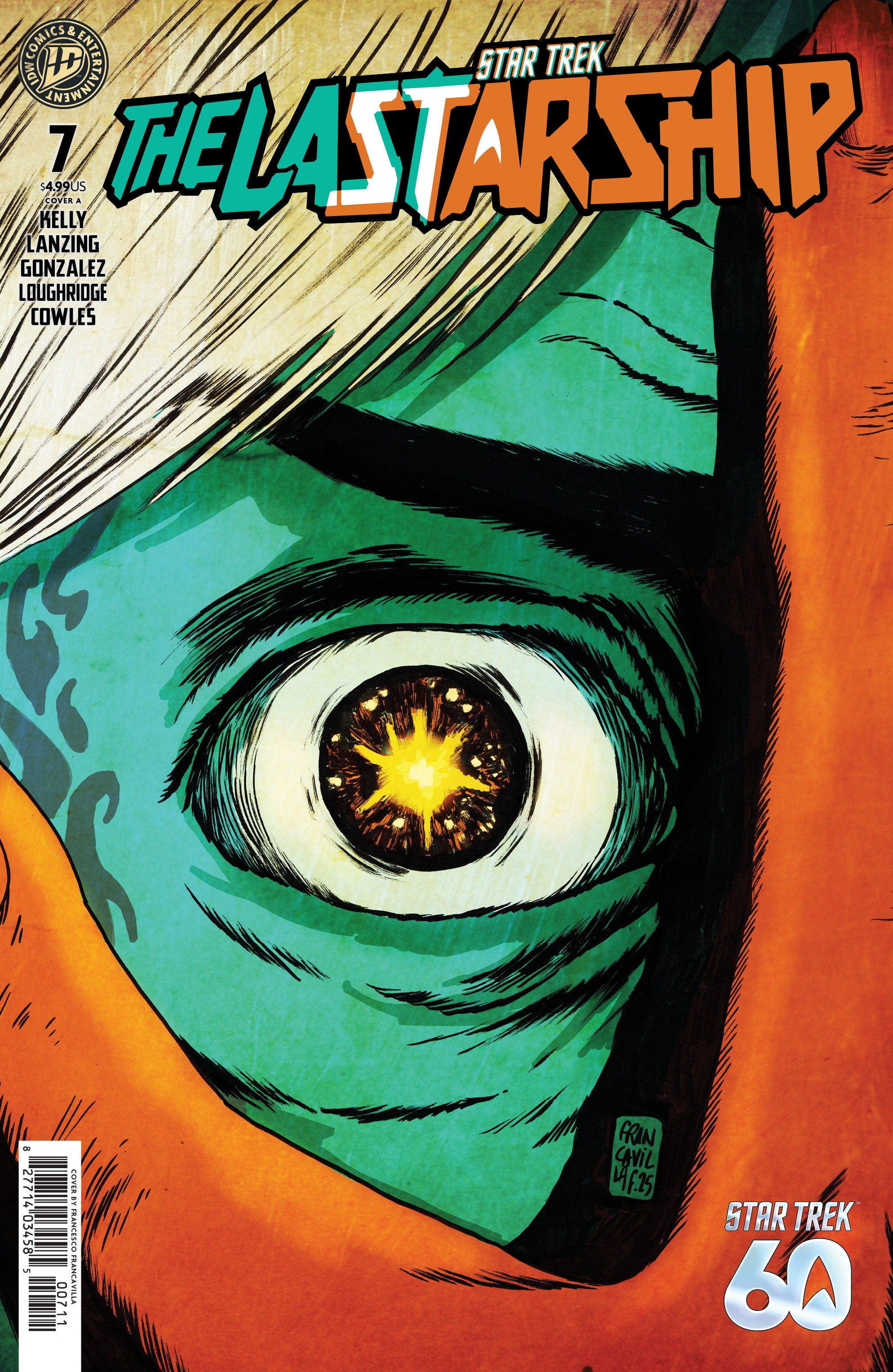 Star Trek The Last Starship #7 Cover A Francavilla