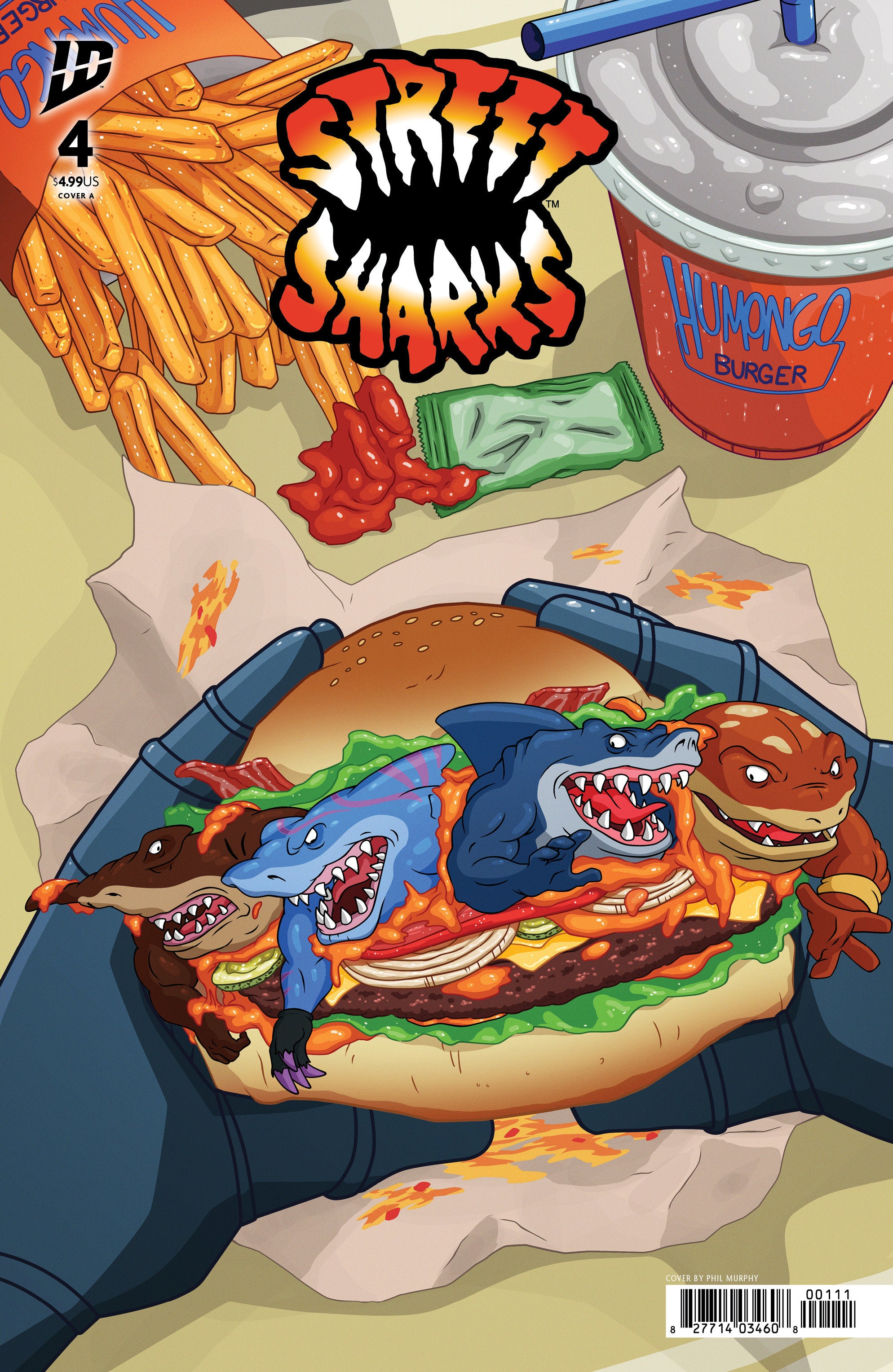Street Sharks #4 Cover A Murphy