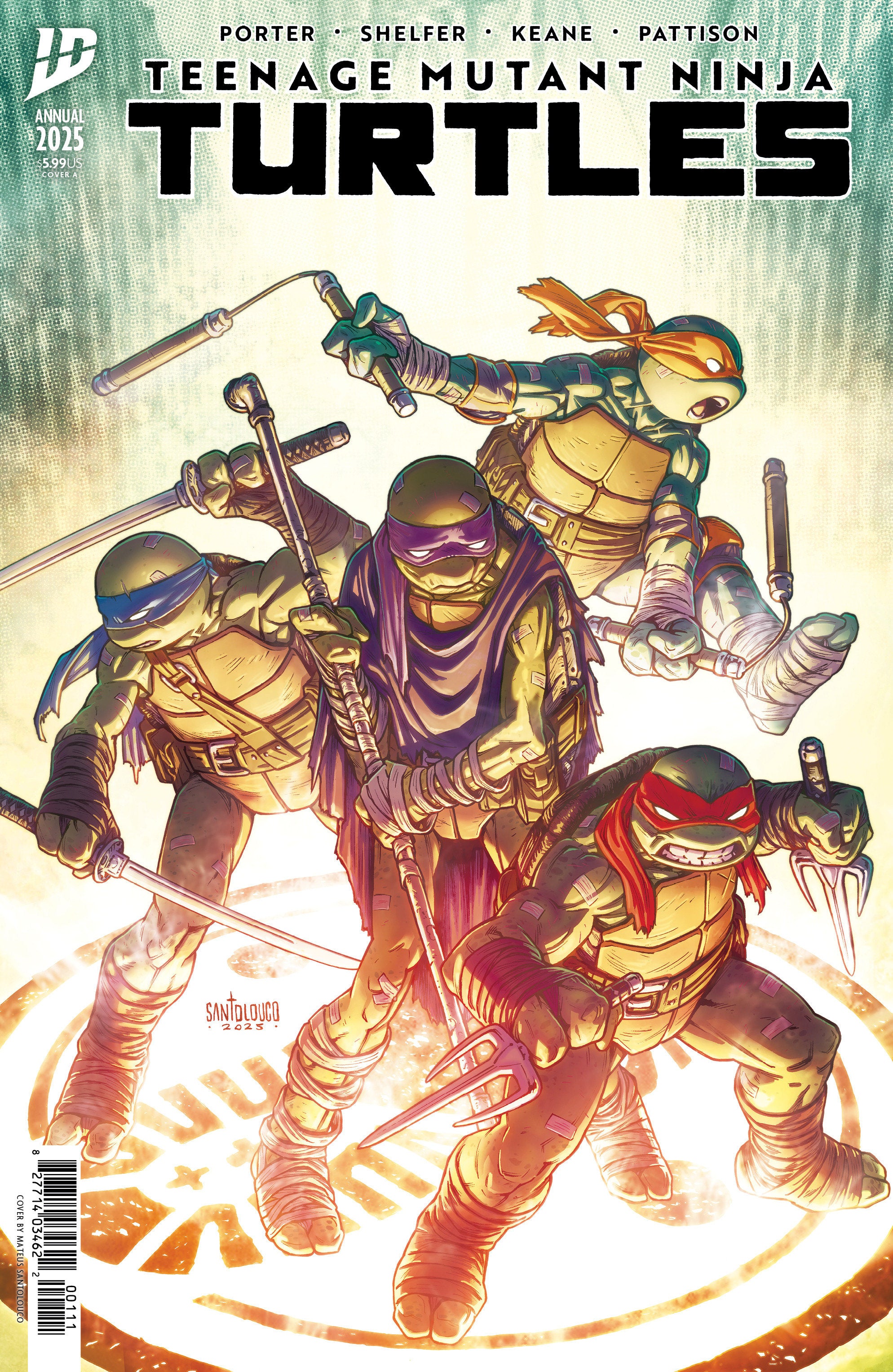 Teenage Mutant Ninja Turtles Annual 2025 Cover A Santolouco