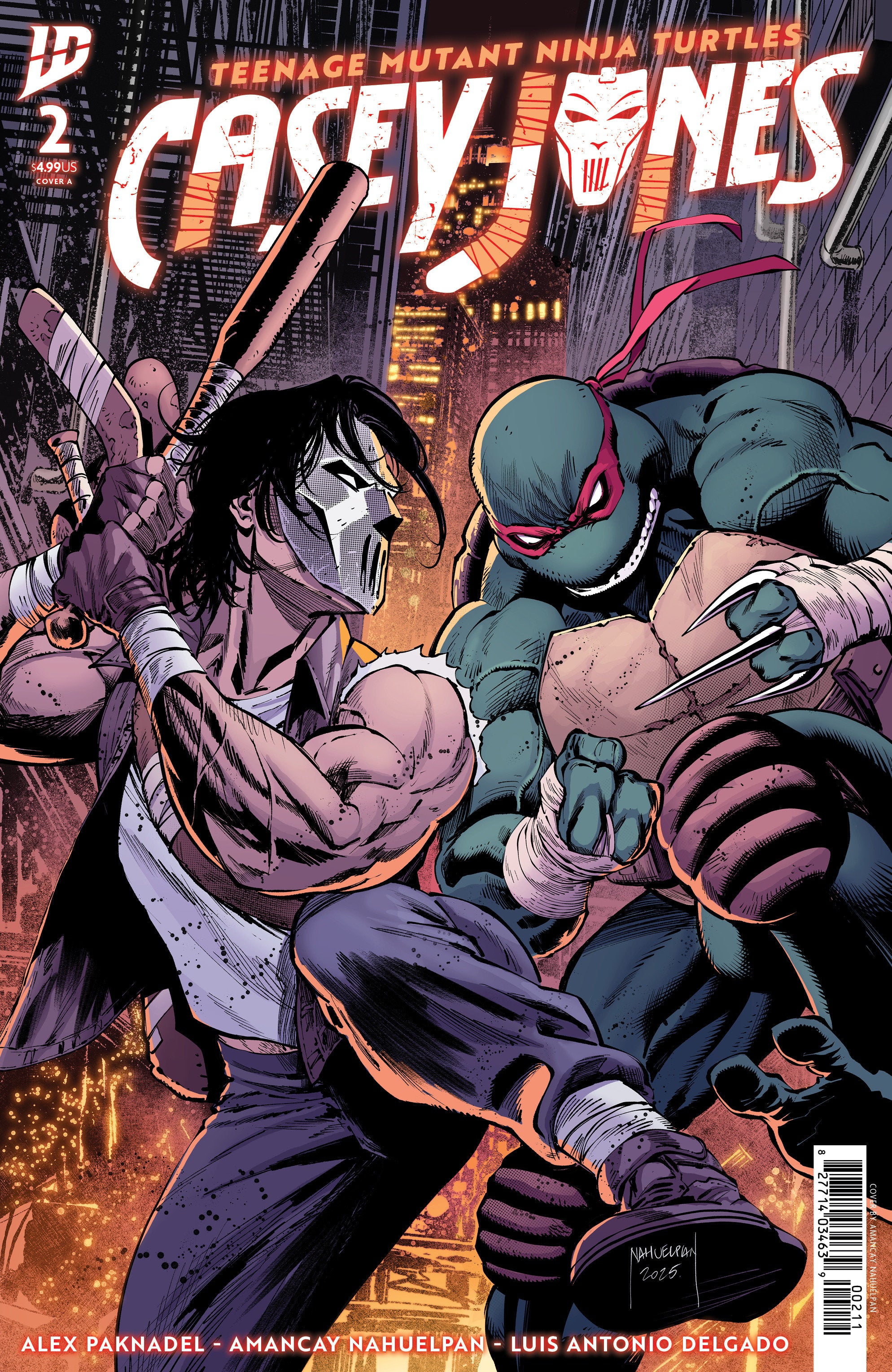 Teenage Mutant Ninja Turtles Casey Jones #2 Cover A Nahuelpan