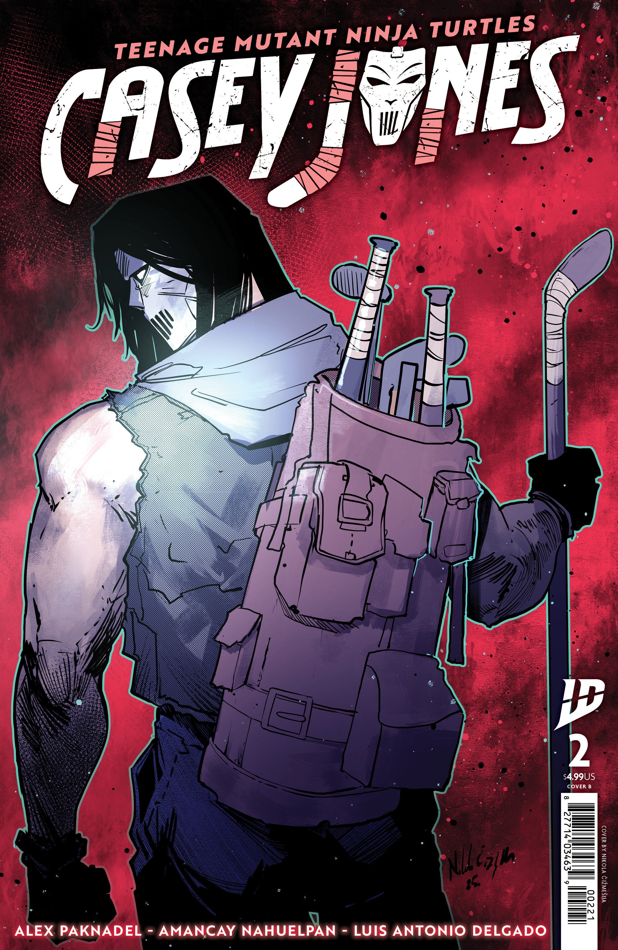 Teenage Mutant Ninja Turtles Casey Jones #2 Cover B Cizmesija