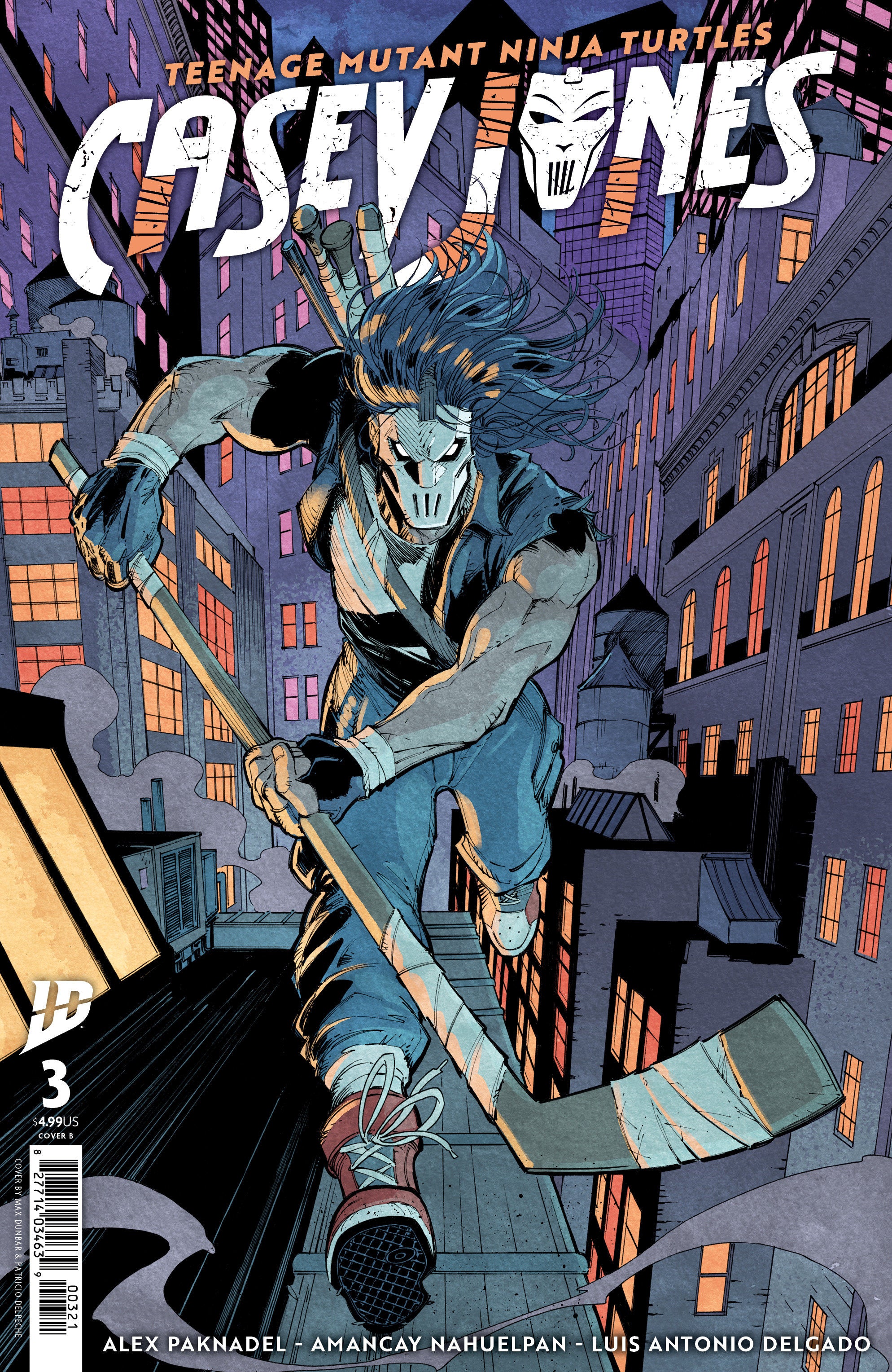 Teenage Mutant Ninja Turtles Casey Jones #3 Cover B Dunbar