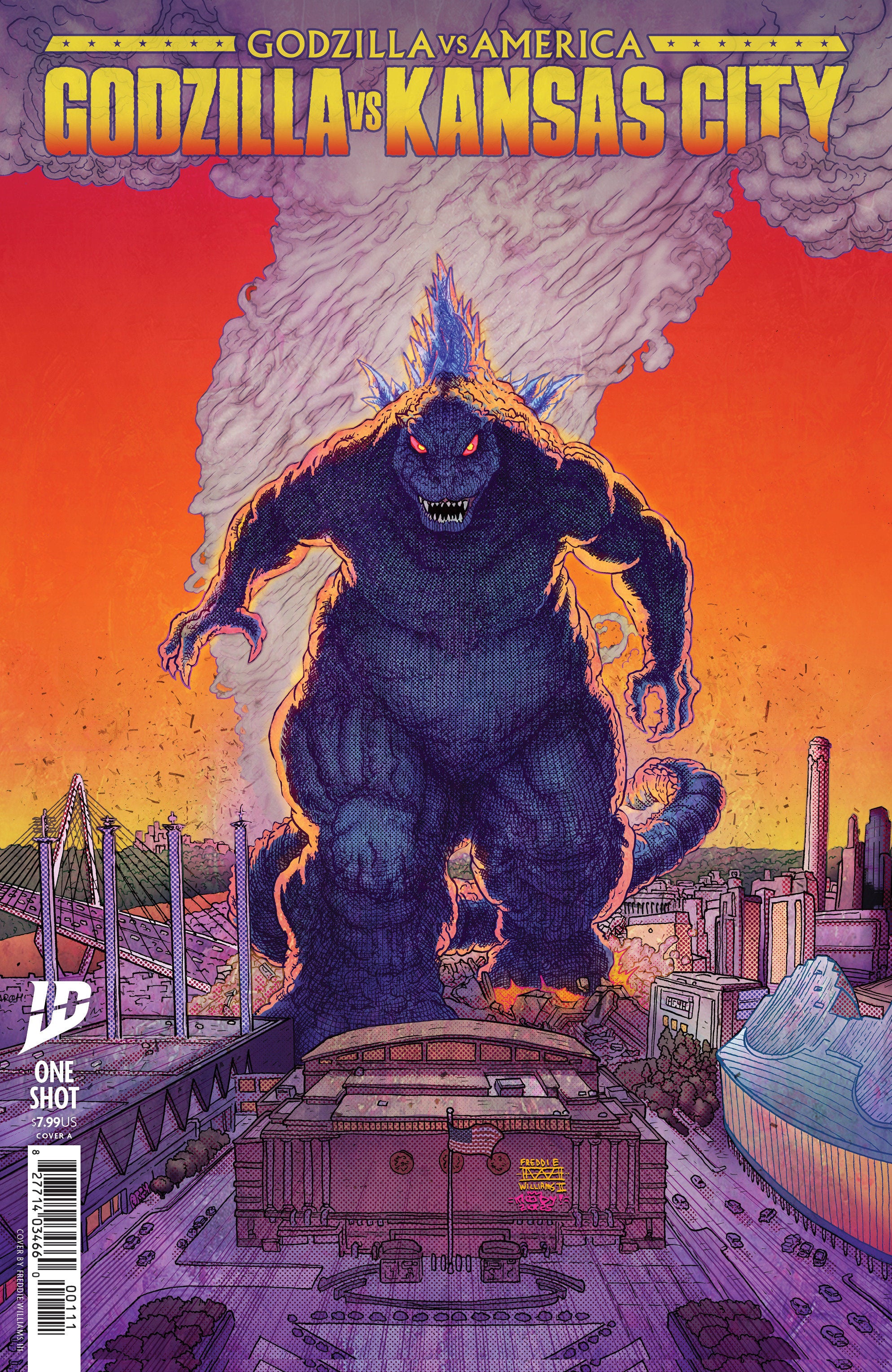 Godzilla vs America Kansas City Cover A Williams II