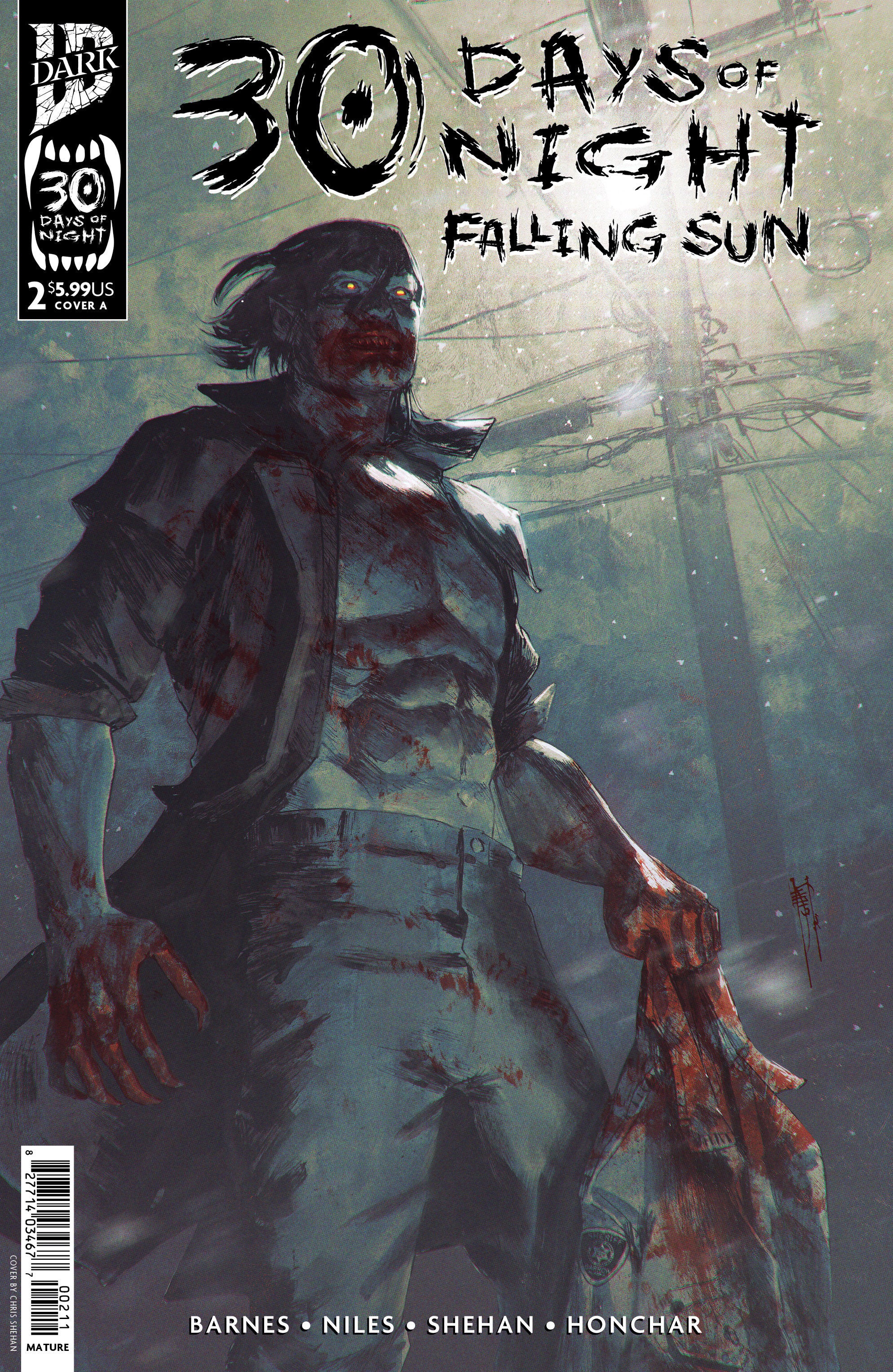30 Days Of Night Falling Sun #2 Cover A Shehan