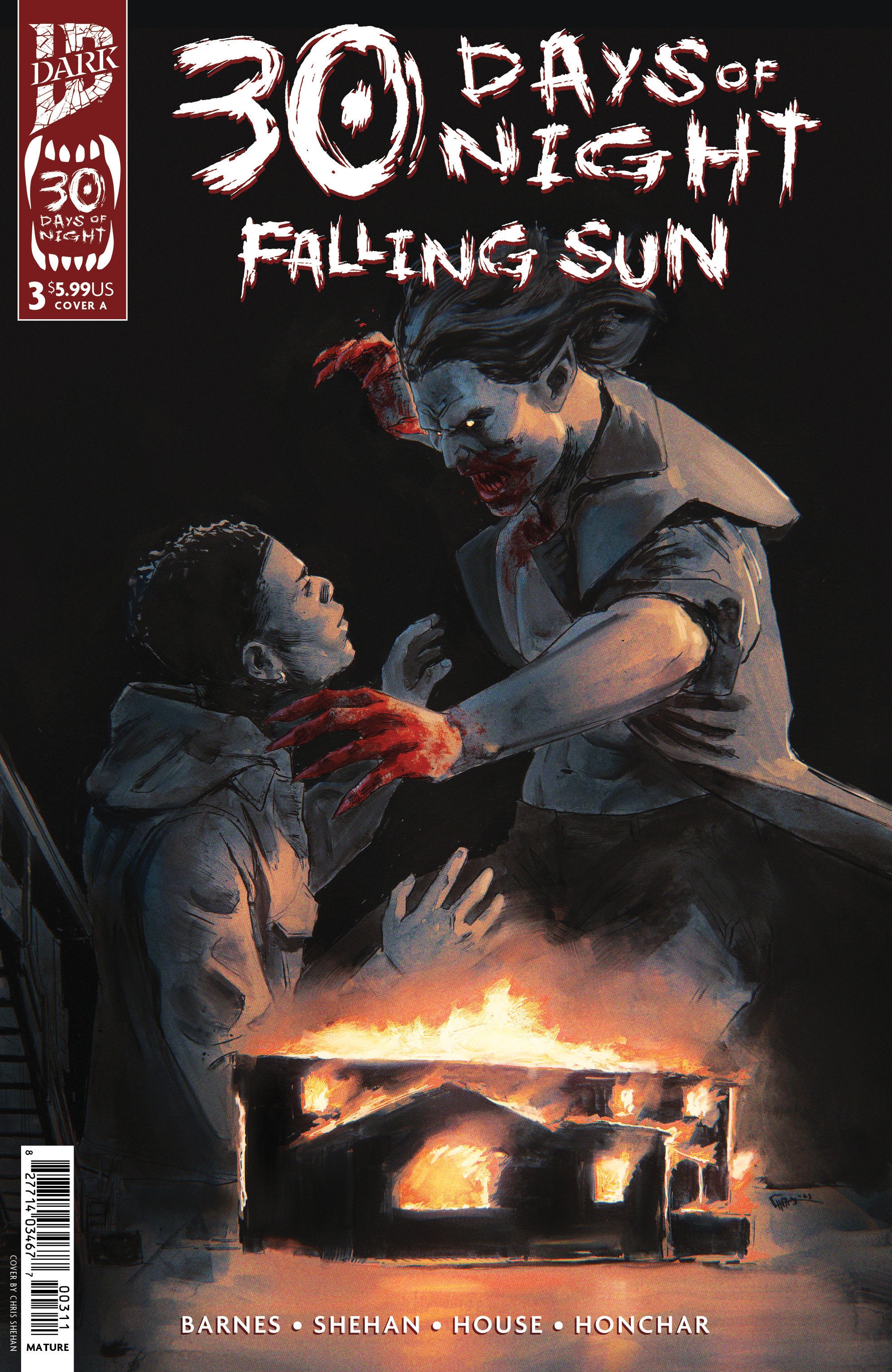 30 Days Of Night Falling Sun #3 Cover A Shehan