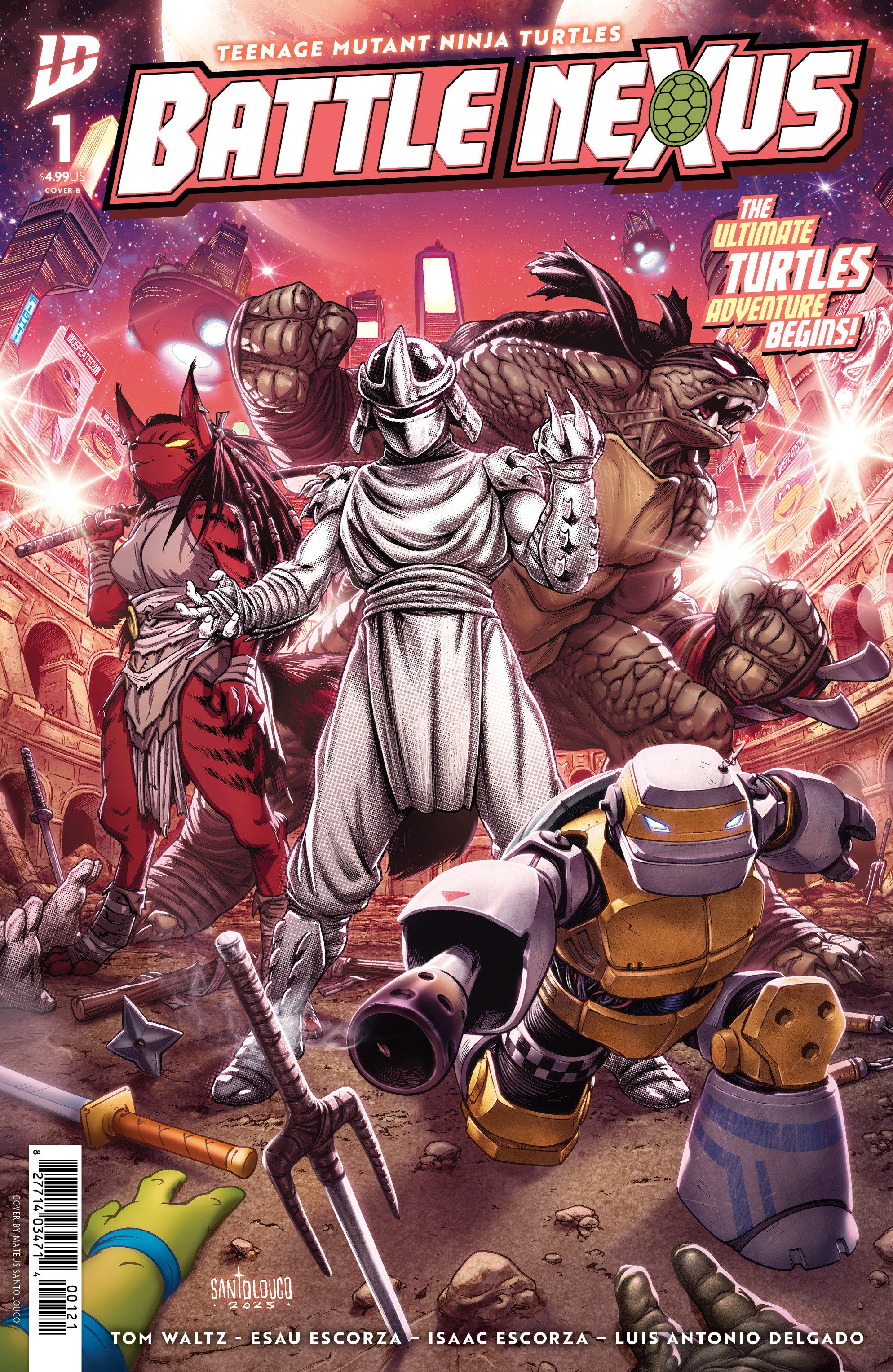 Teenage Mutant Ninja Turtles Battle Nexus #1 Cover B Santolouco