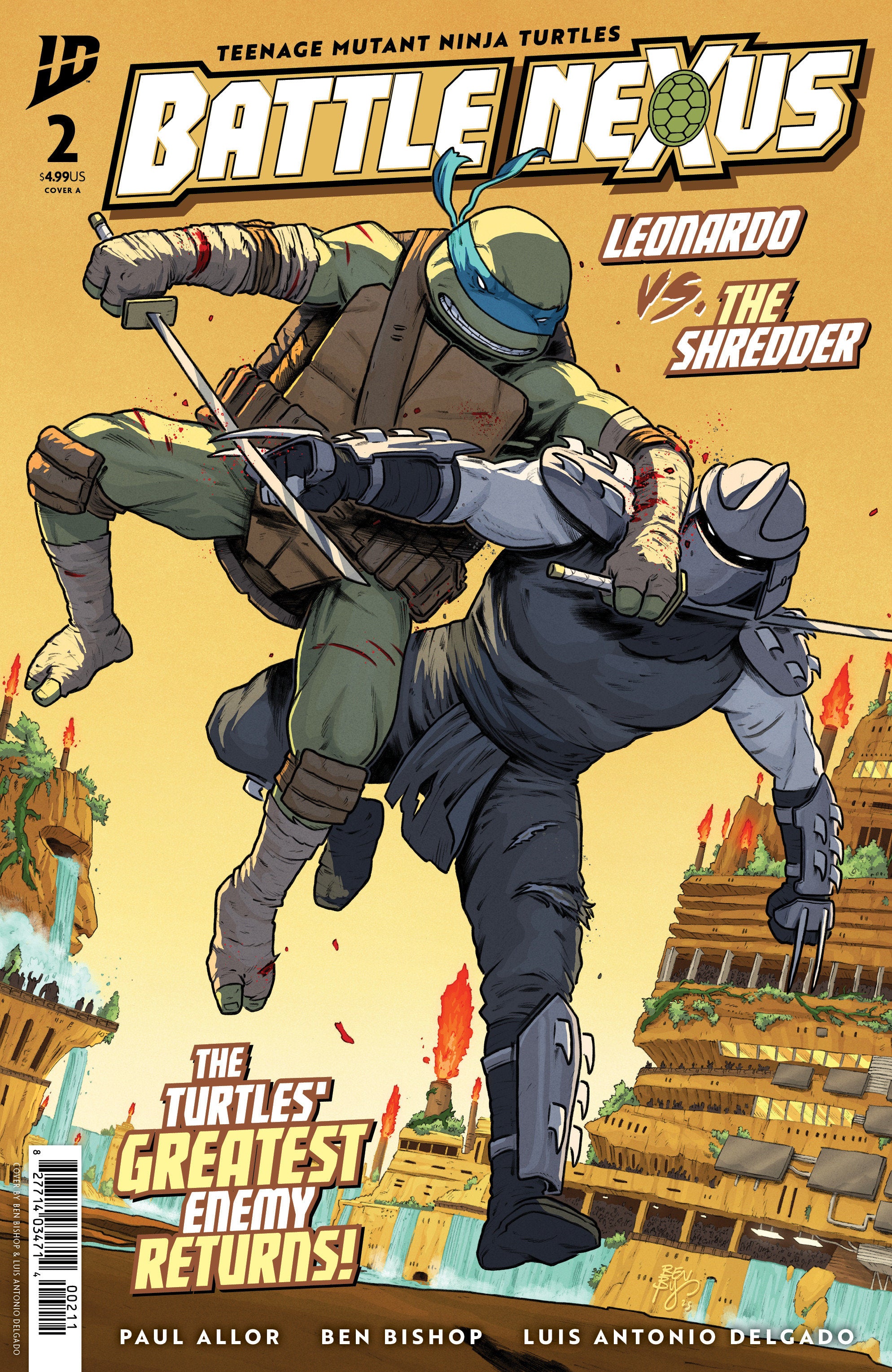 Teenage Mutant Ninja Turtles Battle Nexus #2 Cover A Bishop