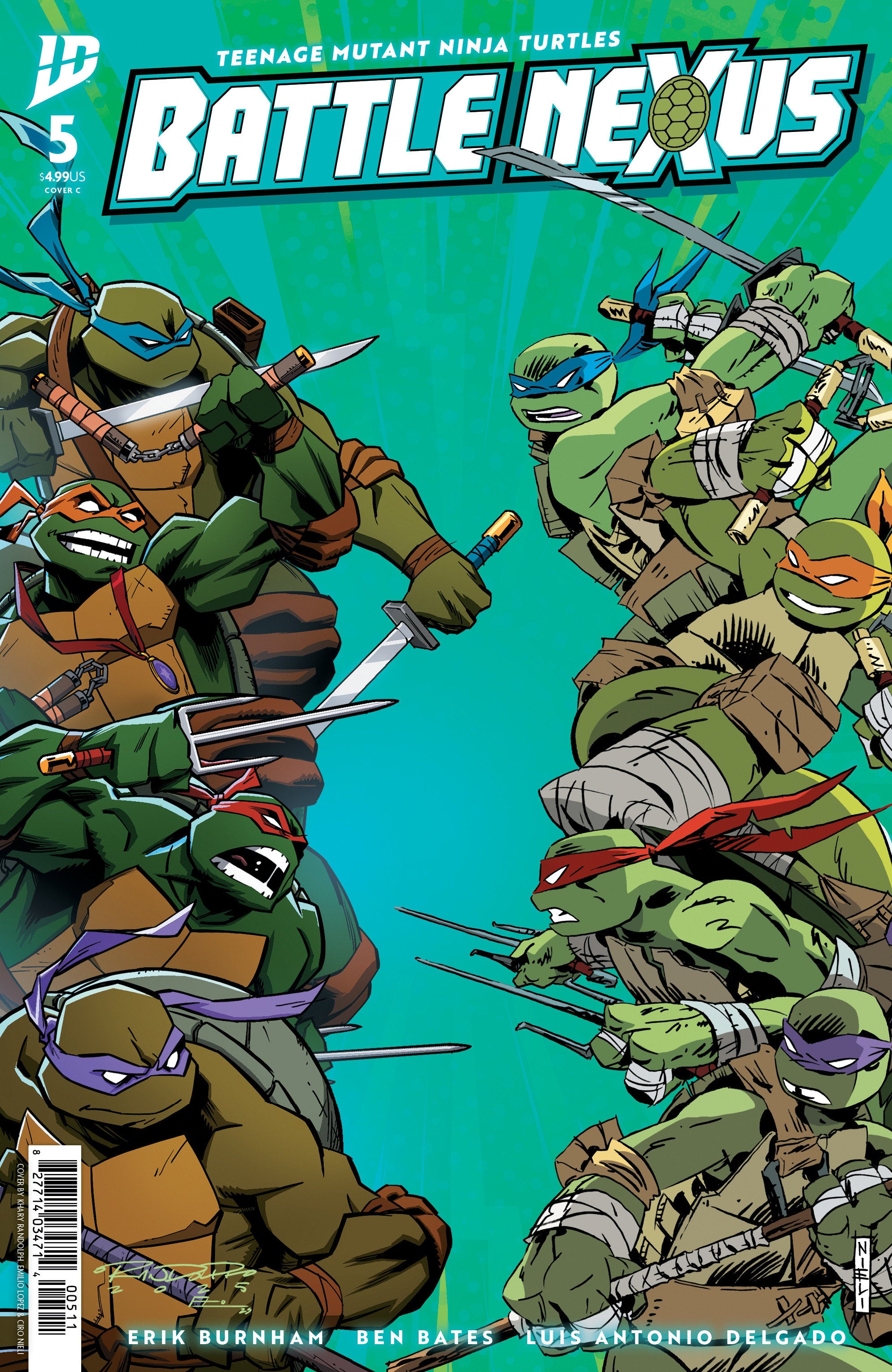 Teenage Mutant Ninja Turtles Battle Nexus #5 Cover C Nieli