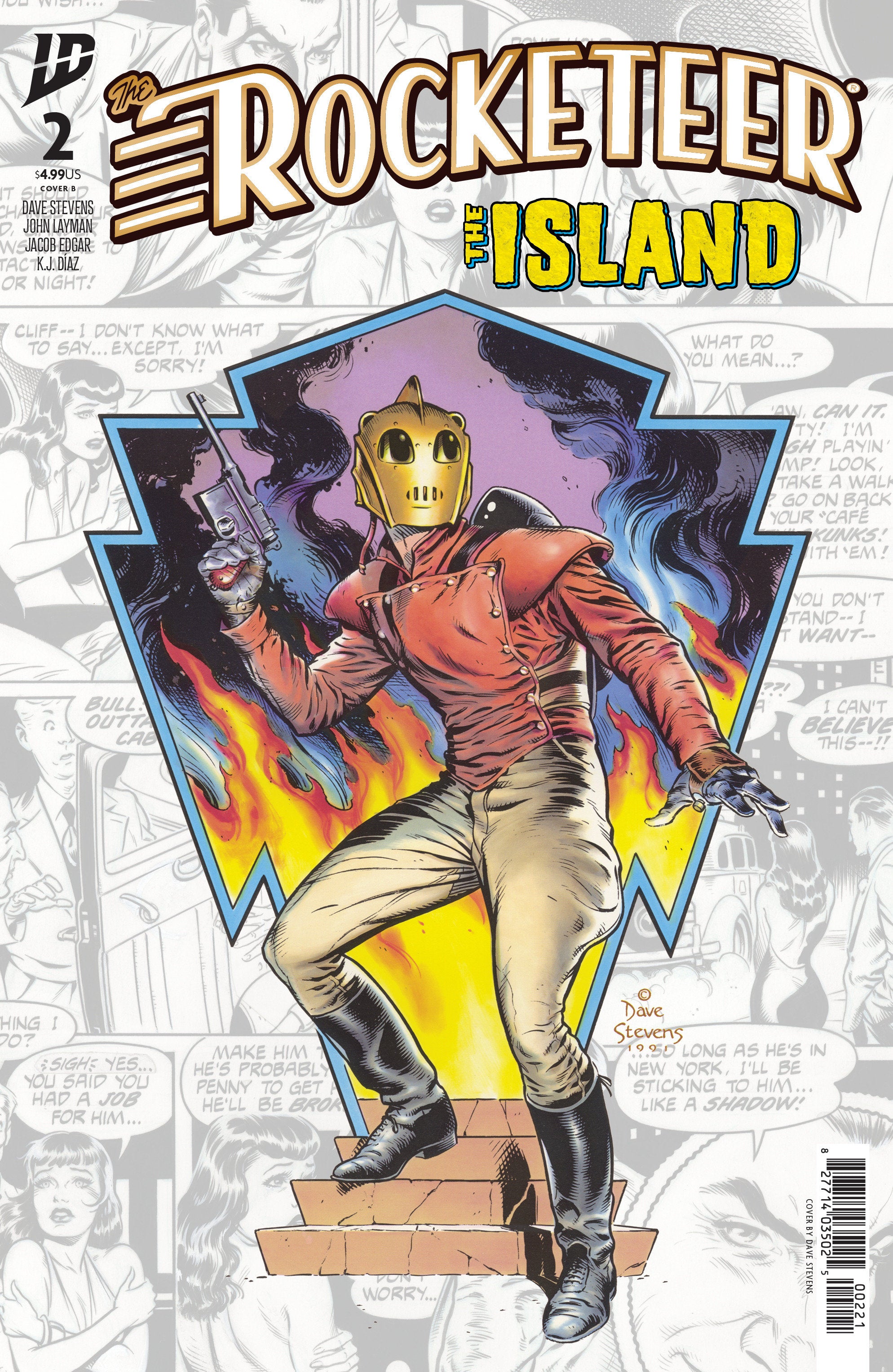 Rocketeer The Island #2 Cover B Stevens