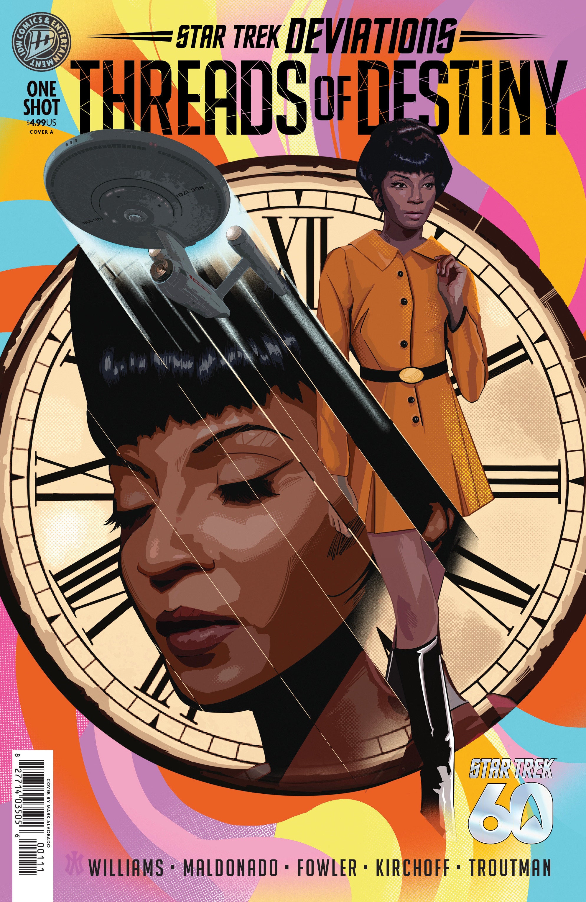 Star Trek Deviations Threads Of Destiny Cover A Alvarado