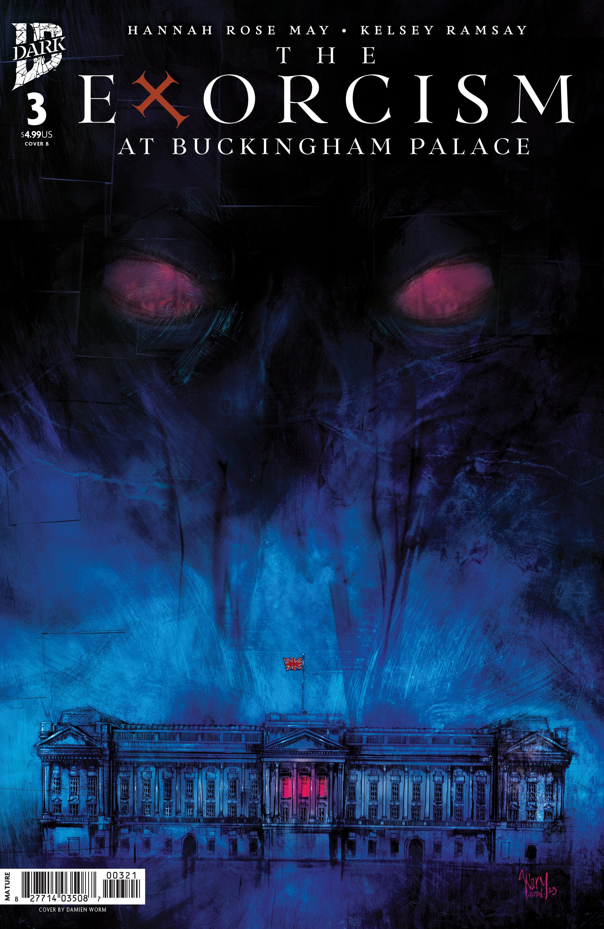 Exorcism At Buckingham Palace #3 Cover B Worm