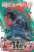 Godzilla vs America Portland Cover A Dewey
