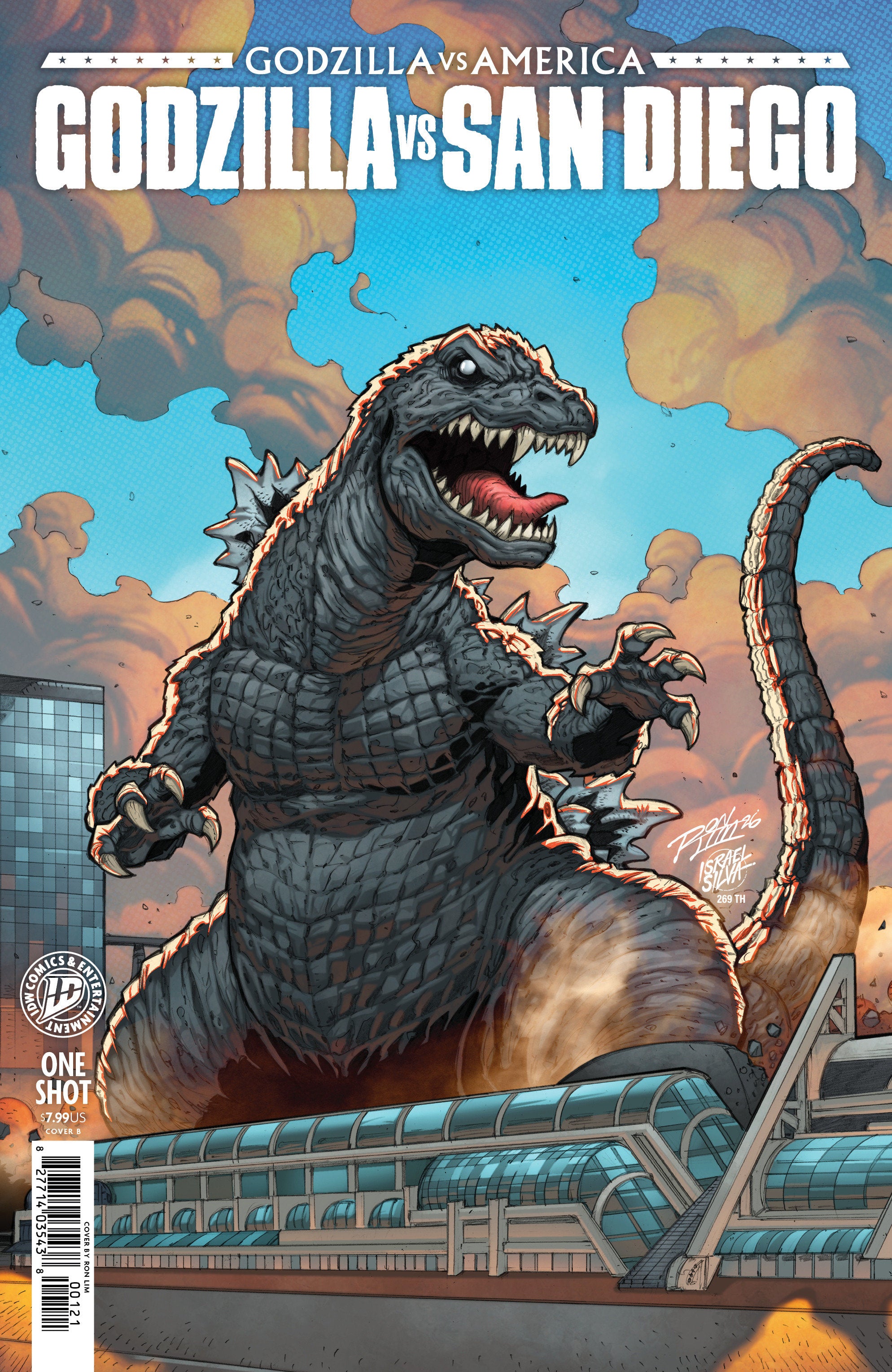 Godzilla vs America San Diego Cover B Lim