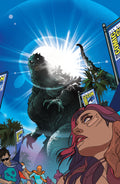Godzilla vs America San Diego Incentive Cover 25 Copy Ward Full Art