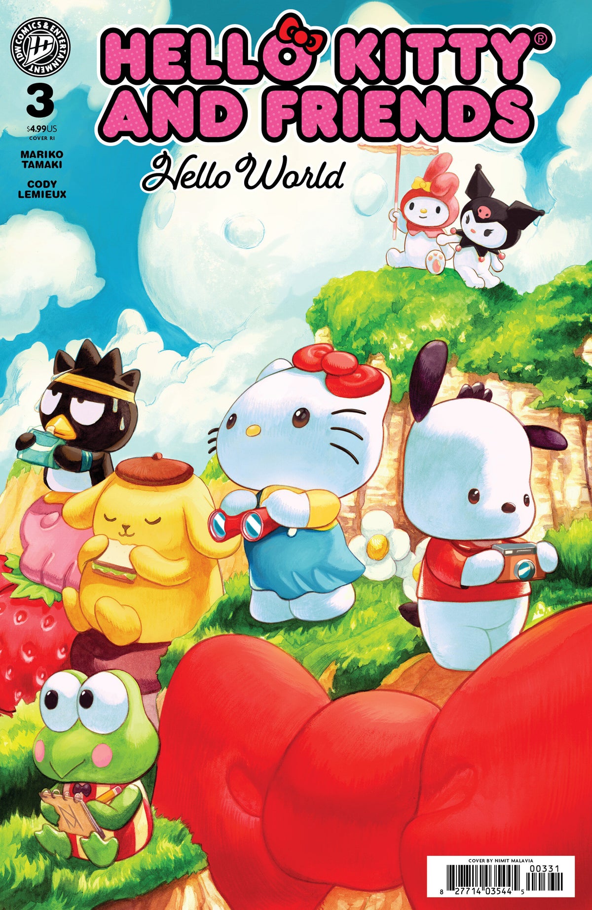 Hello Kitty And Friends Hello World #3 Cover RI 10 Copy Malavia