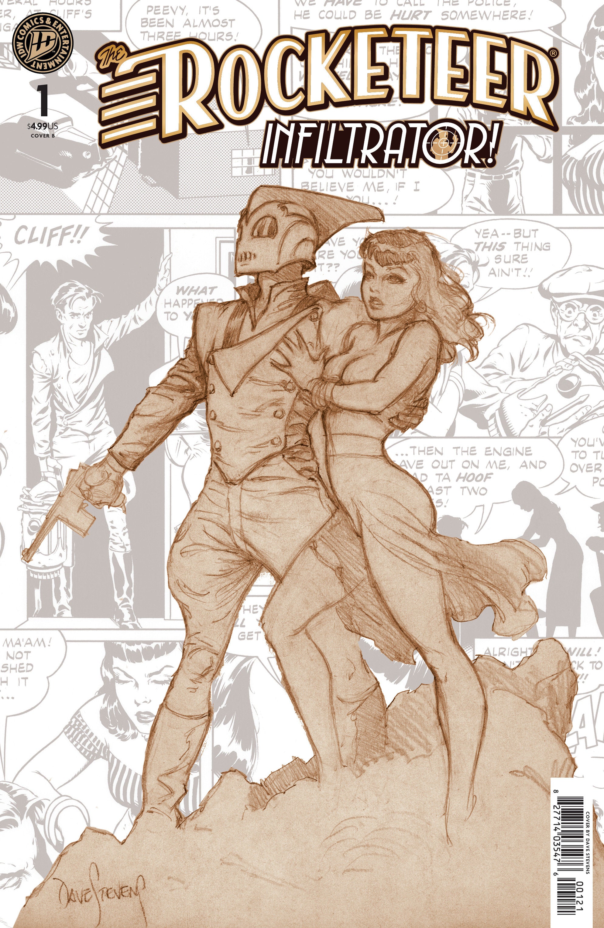 Rocketeer Infiltrator #1 Cover B Stevens