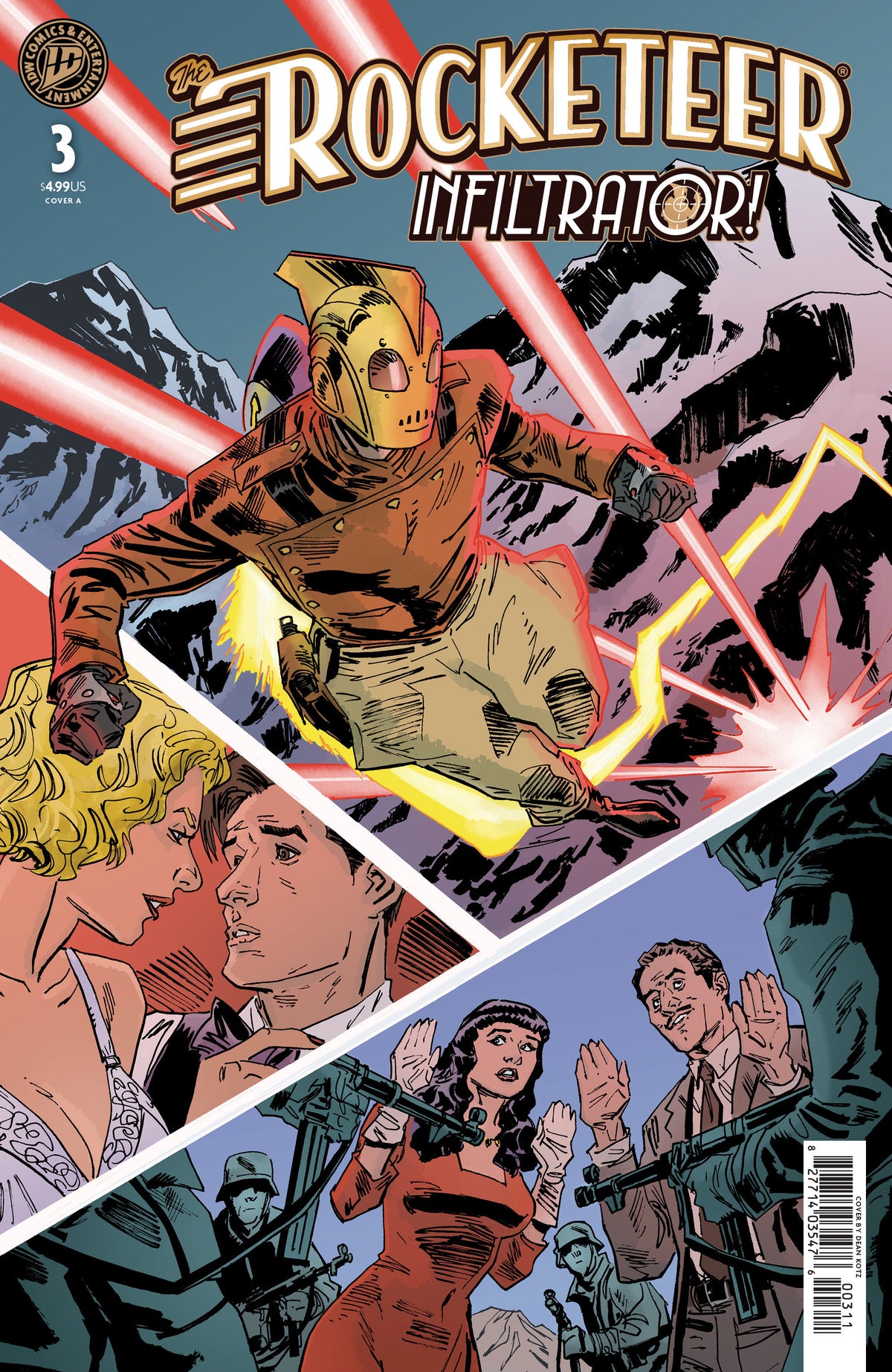 Rocketeer Infiltrator #3 Cover A Kotz