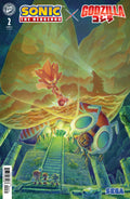 Sonic The Hedgehog X Godzilla #2 Cover RI 1 for 15 Haines