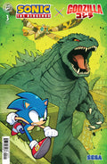 Sonic The Hedgehog X Godzilla #3 Cover A Lawrence