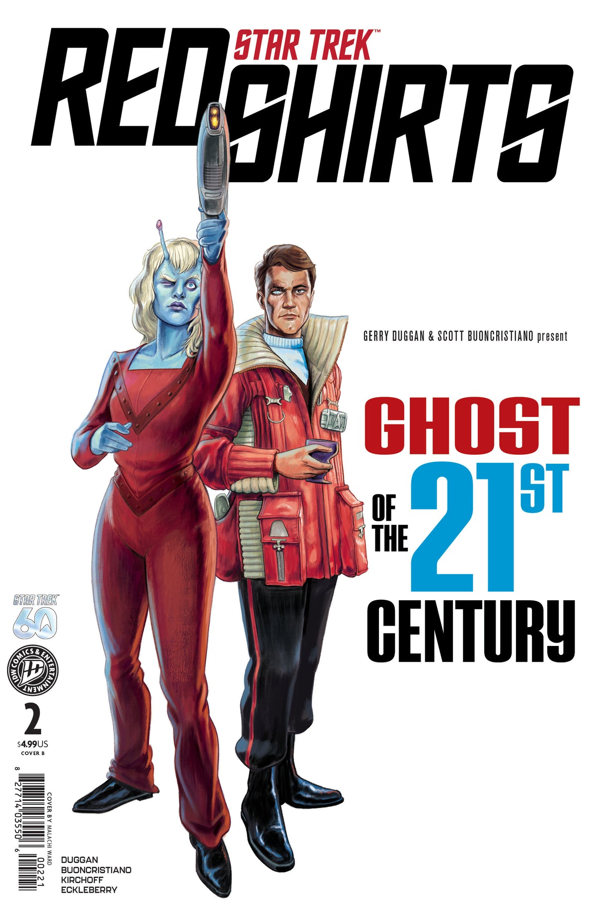 Star Trek Red Shirts Ghost Of The 21st Century #2 Cover B Ward