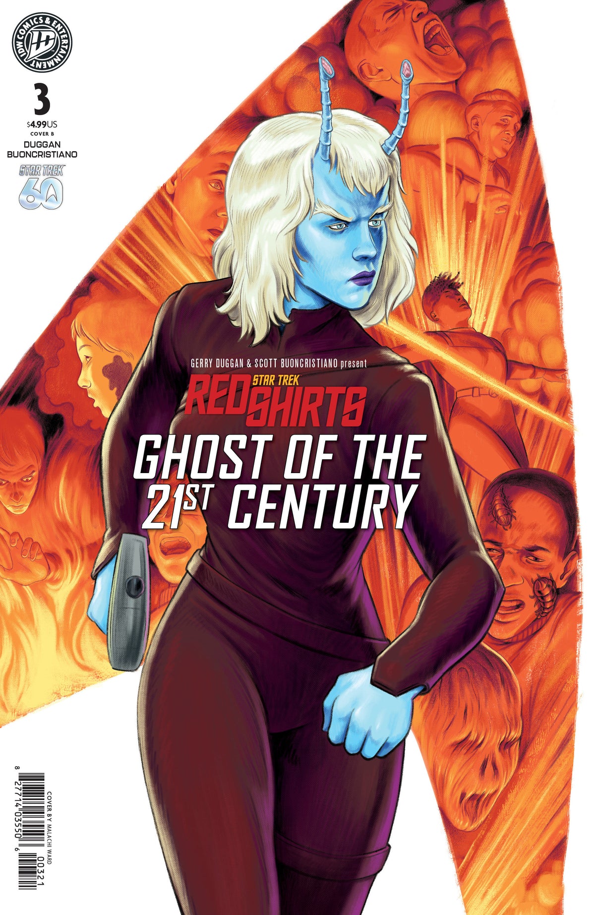 Star Trek Red Shirts Ghost Of The 21st Century #3 Cover B Ward