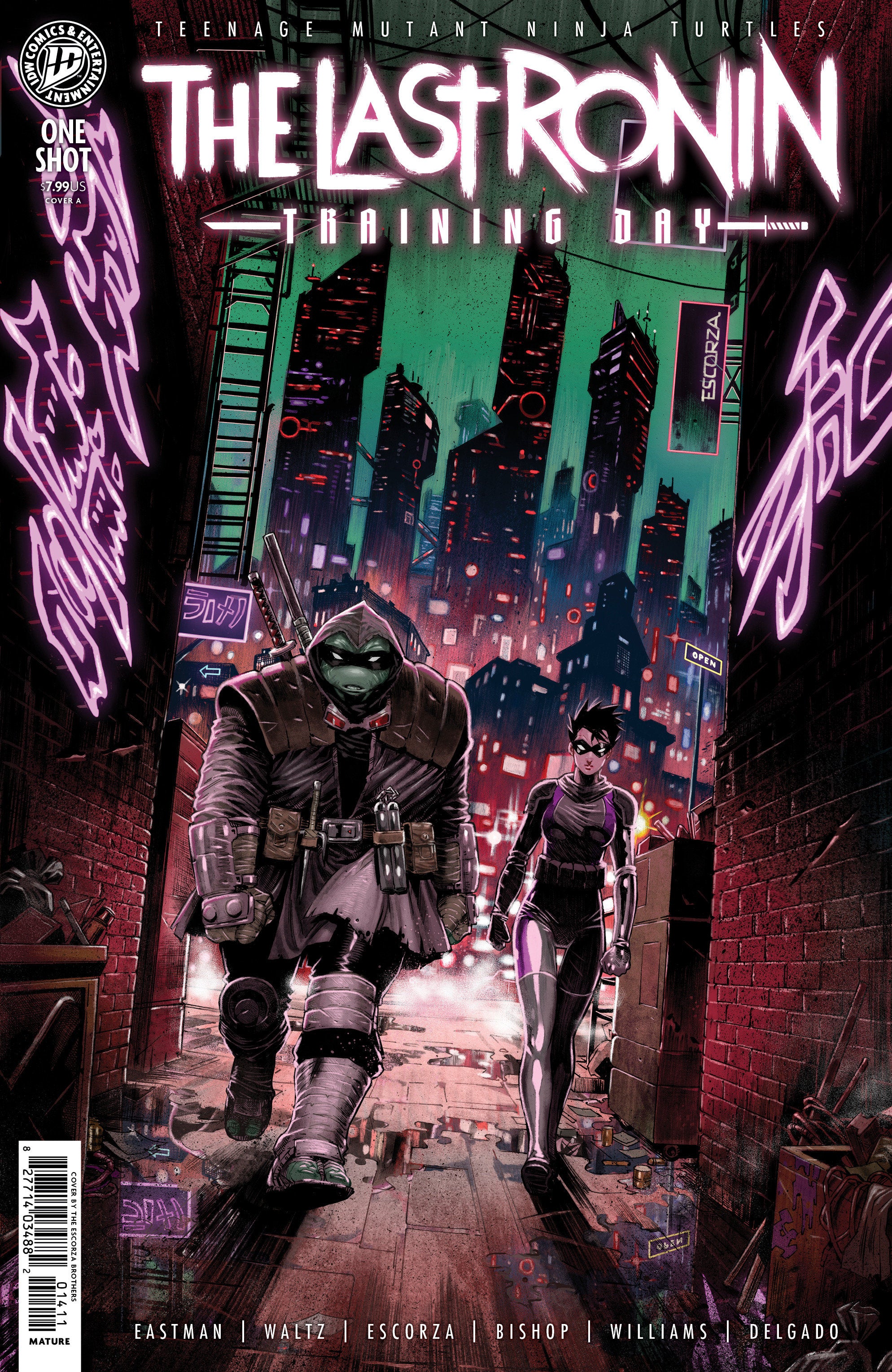 Teenage Mutant Ninja Turtles Last Ronin Training Day Cover A Escorza Brothers
