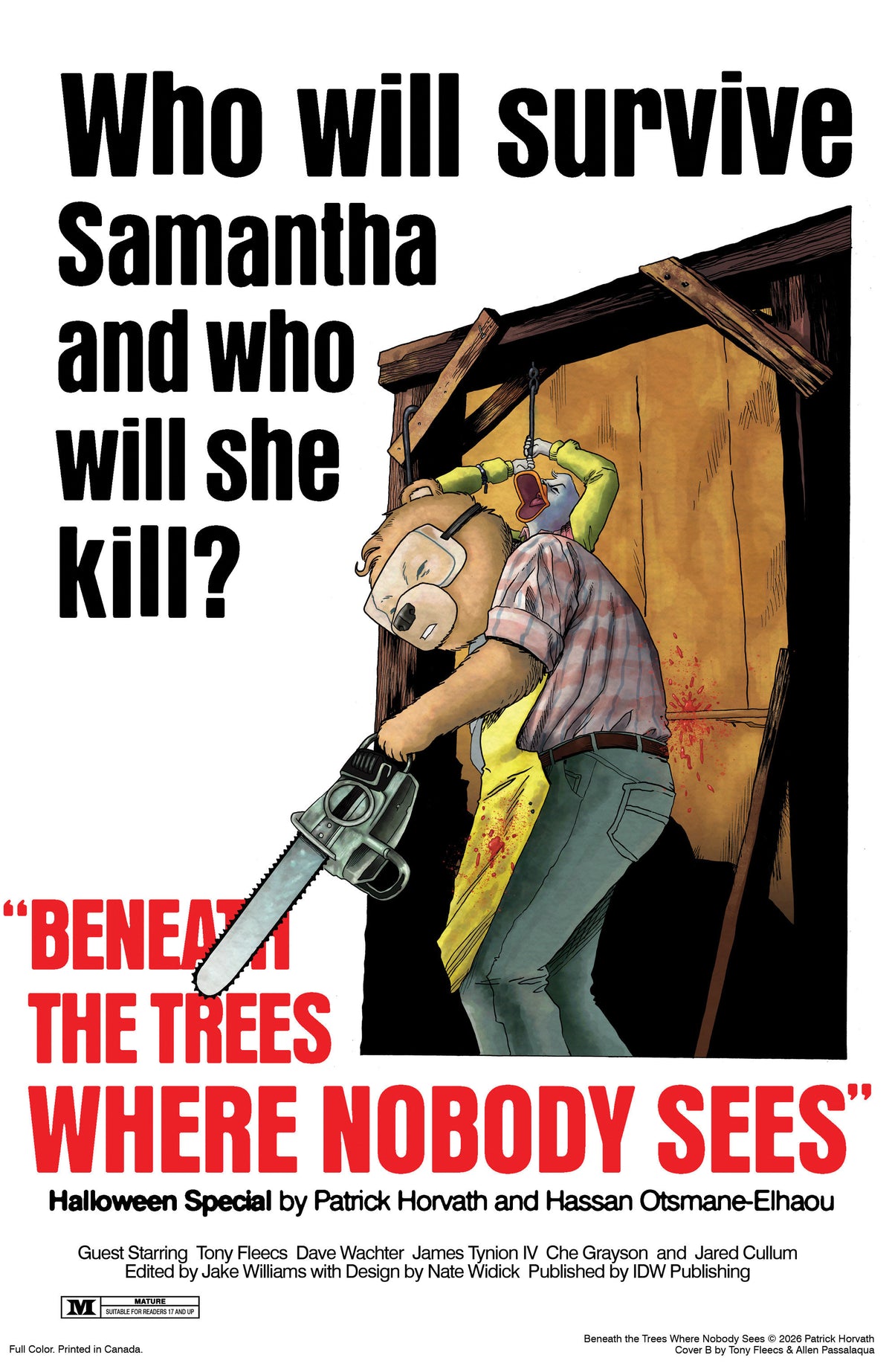 Beneath The Trees Where Nobody Sees Halloween Special Cover B Fleecs Movie Homage