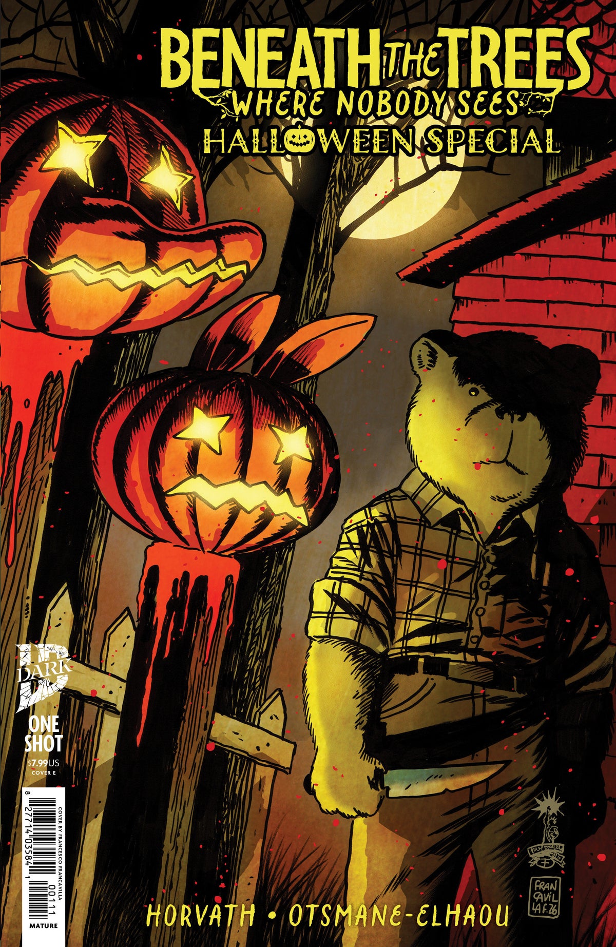 Beneath The Trees Where Nobody Sees Halloween Special Cover E Francavilla