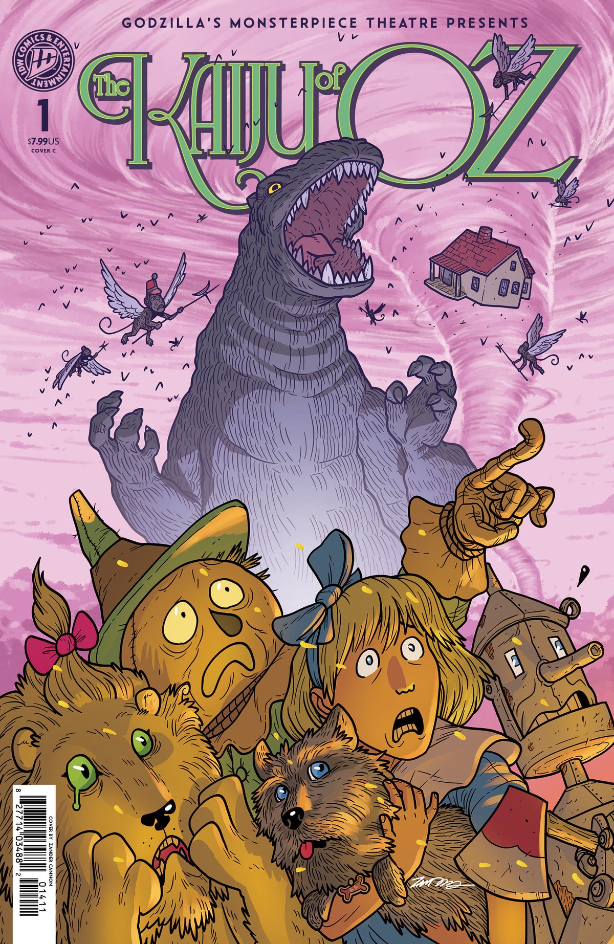Godzilla Monsterpiece Theatre Presents Kaiju Of Oz Cover C Cannon