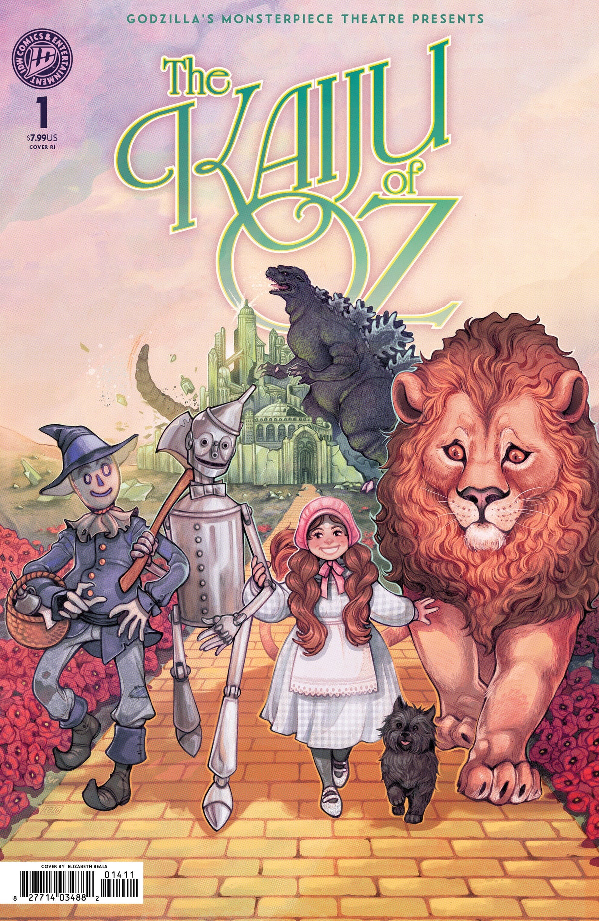Godzilla Monsterpiece Theatre Presents Kaiju Of Oz Cover RI 1 in 10 Beals