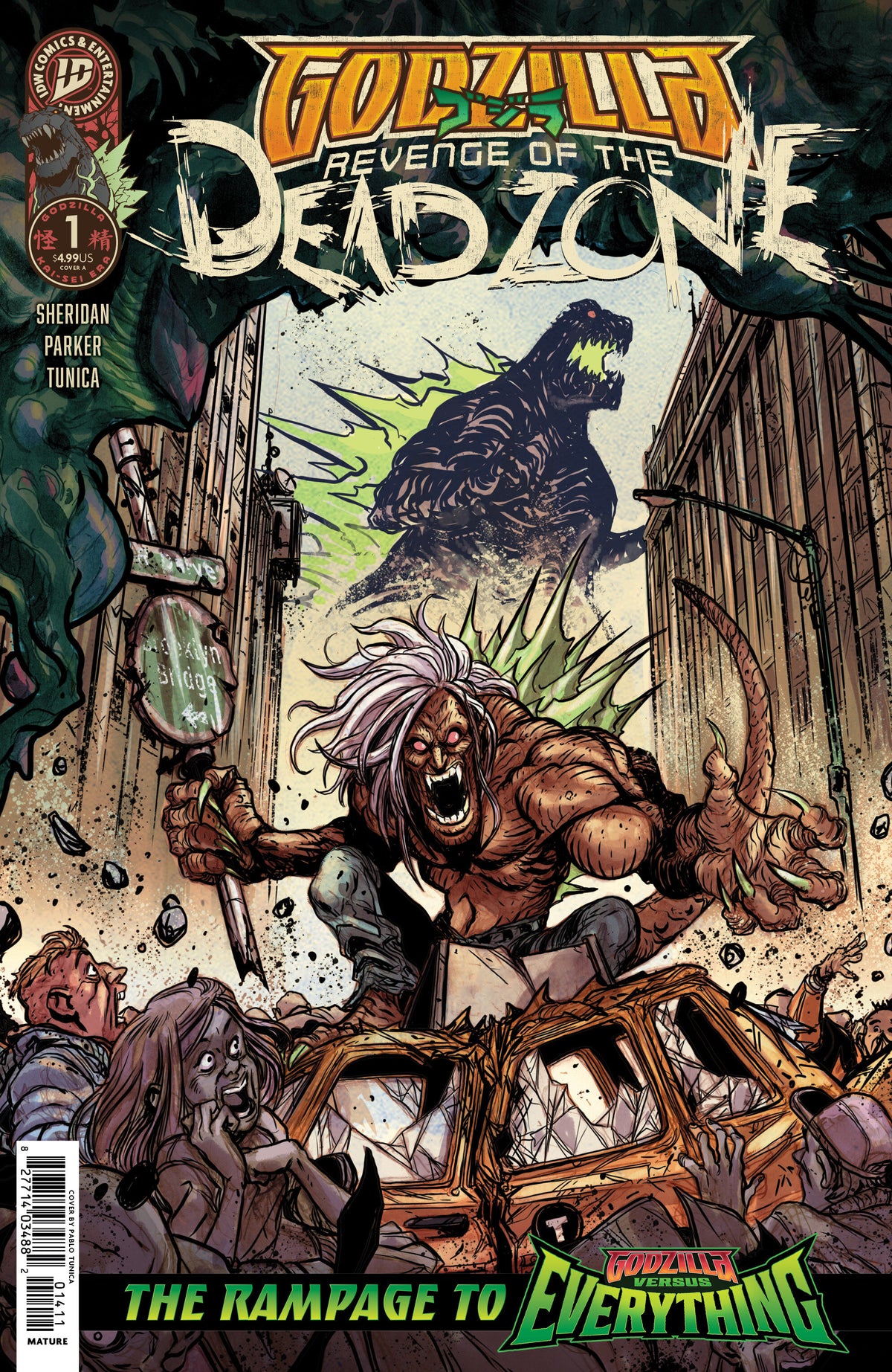 Godzilla Revenge Of The Deadzone #1 Cover A Tunica