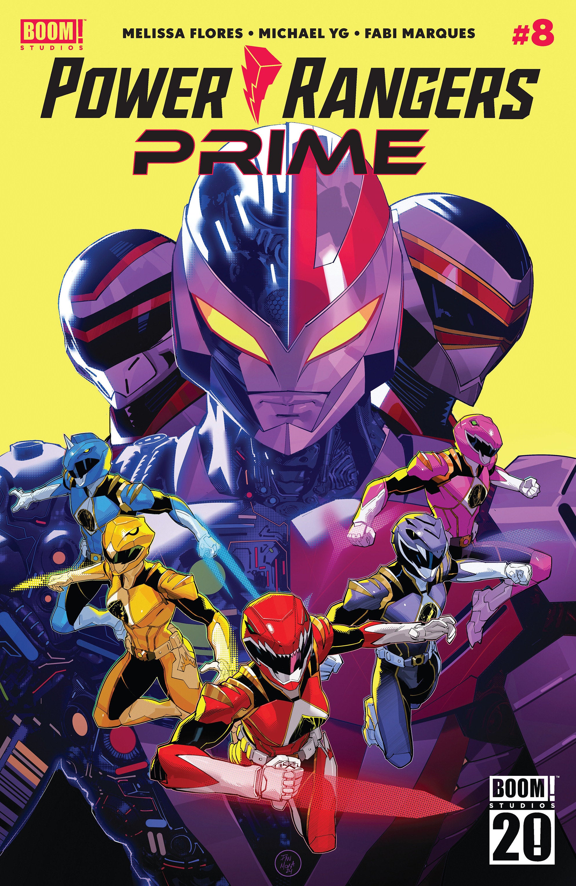 Power Rangers Prime #8 Cover A Mora