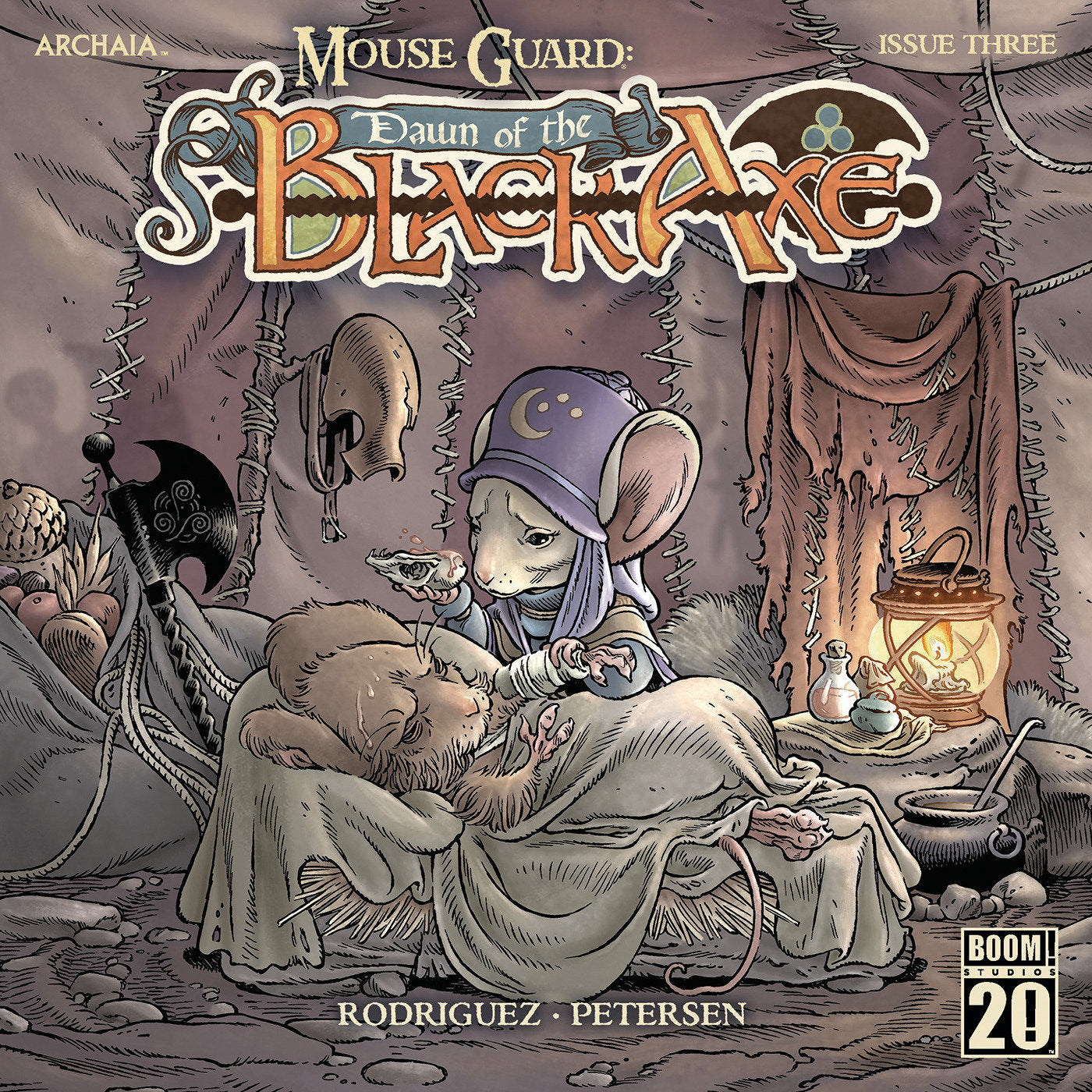 Mouse Guard Dawn Of The Black Axe #3 Cover A Rodríguez