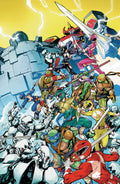 Mighty Morphin Power Rangers Teenage Mutant Ninja Turtles III #4 Cover K Full Art Prasetya