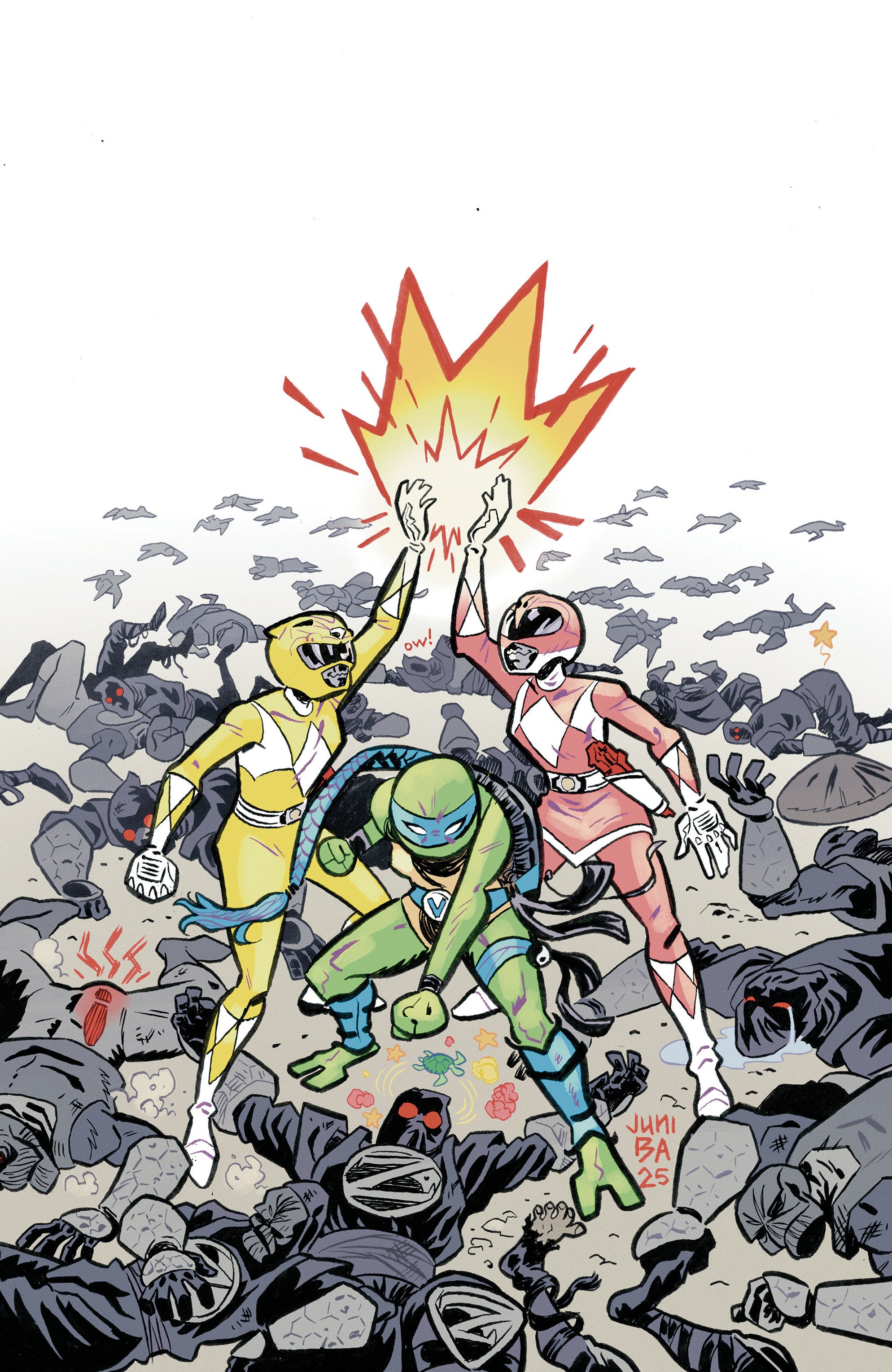Mighty Morphin Power Rangers/Teenage Mutant Ninja Turtles III #5 Cover K Unlimited