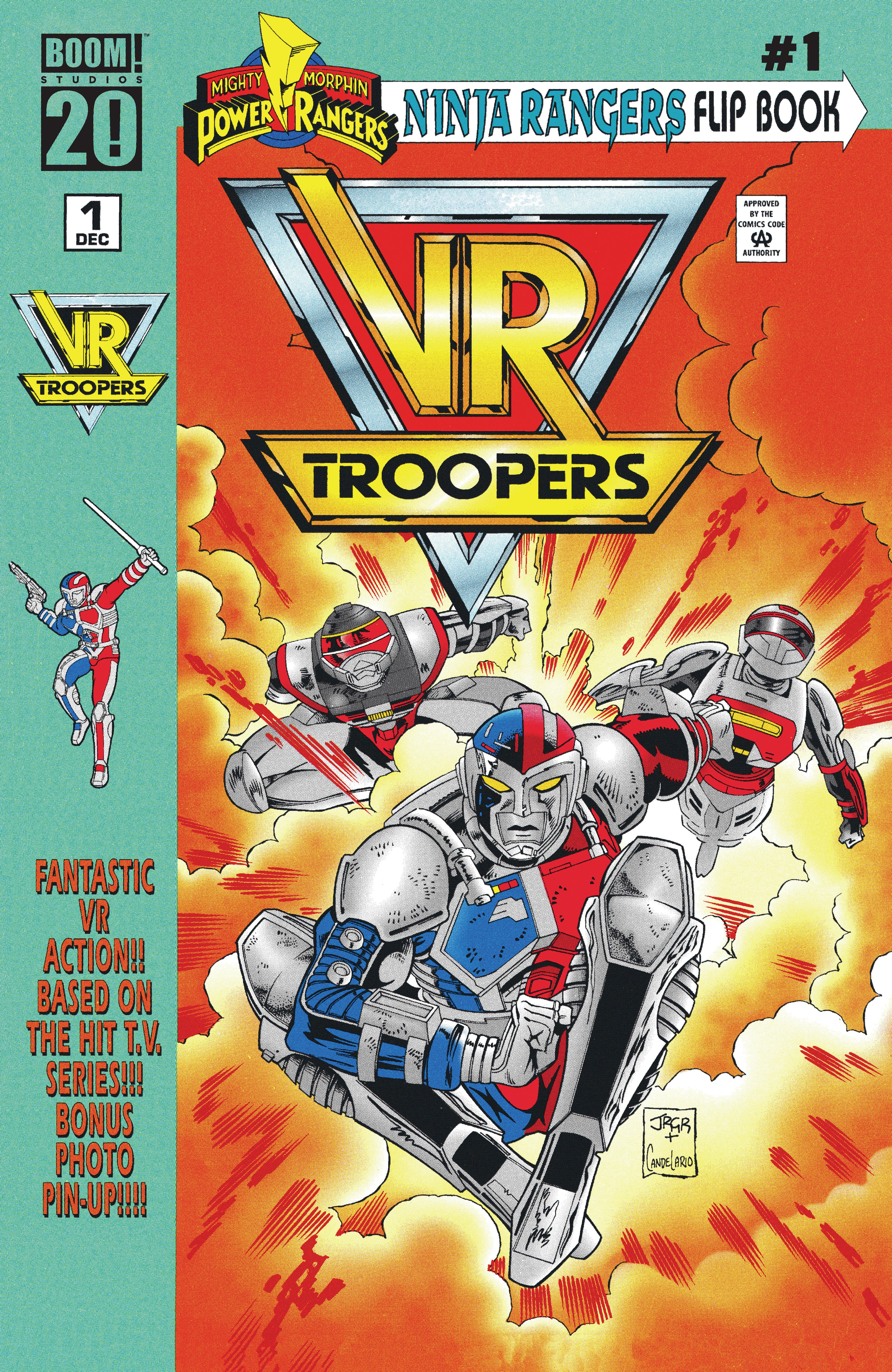 Vr Troopers/Power Rangers Flipbook Facsimile Edition #1 Cover A Smith