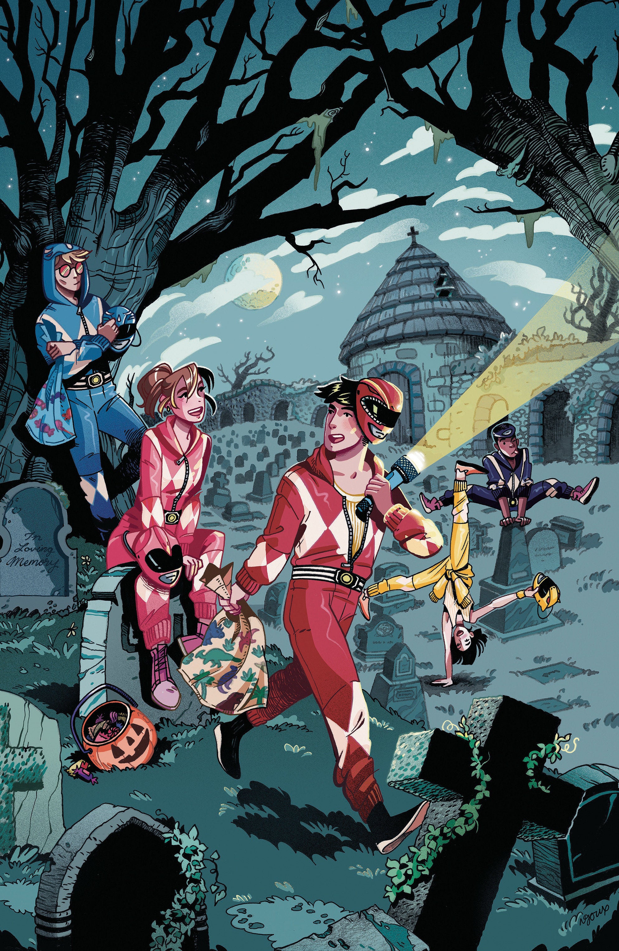 Mighty Morphin Power Rangers Halloween Special #1 Cover F Goux