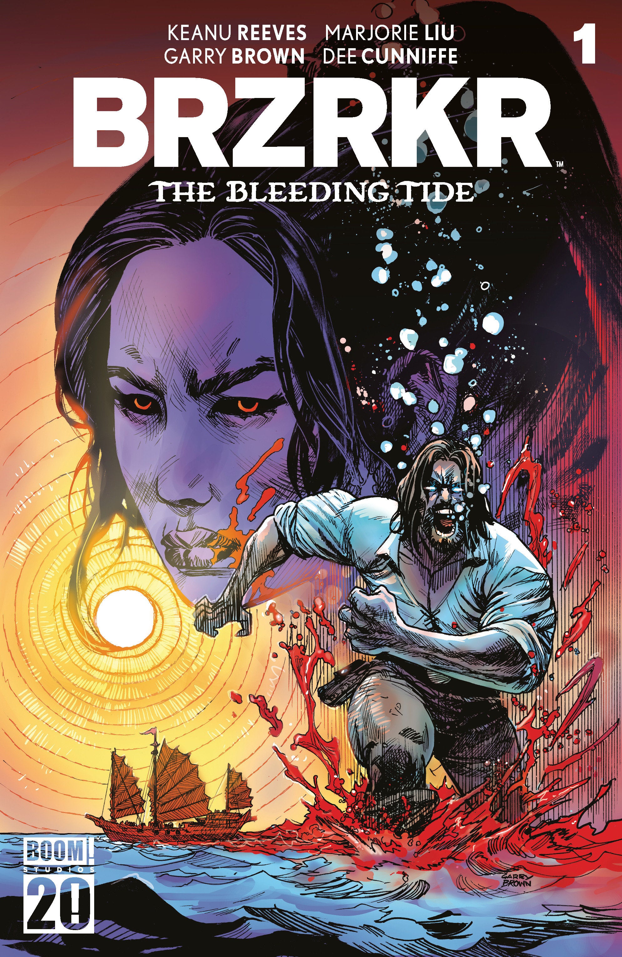 BRZRKR Bleeding Tide #1 Cover A Brown