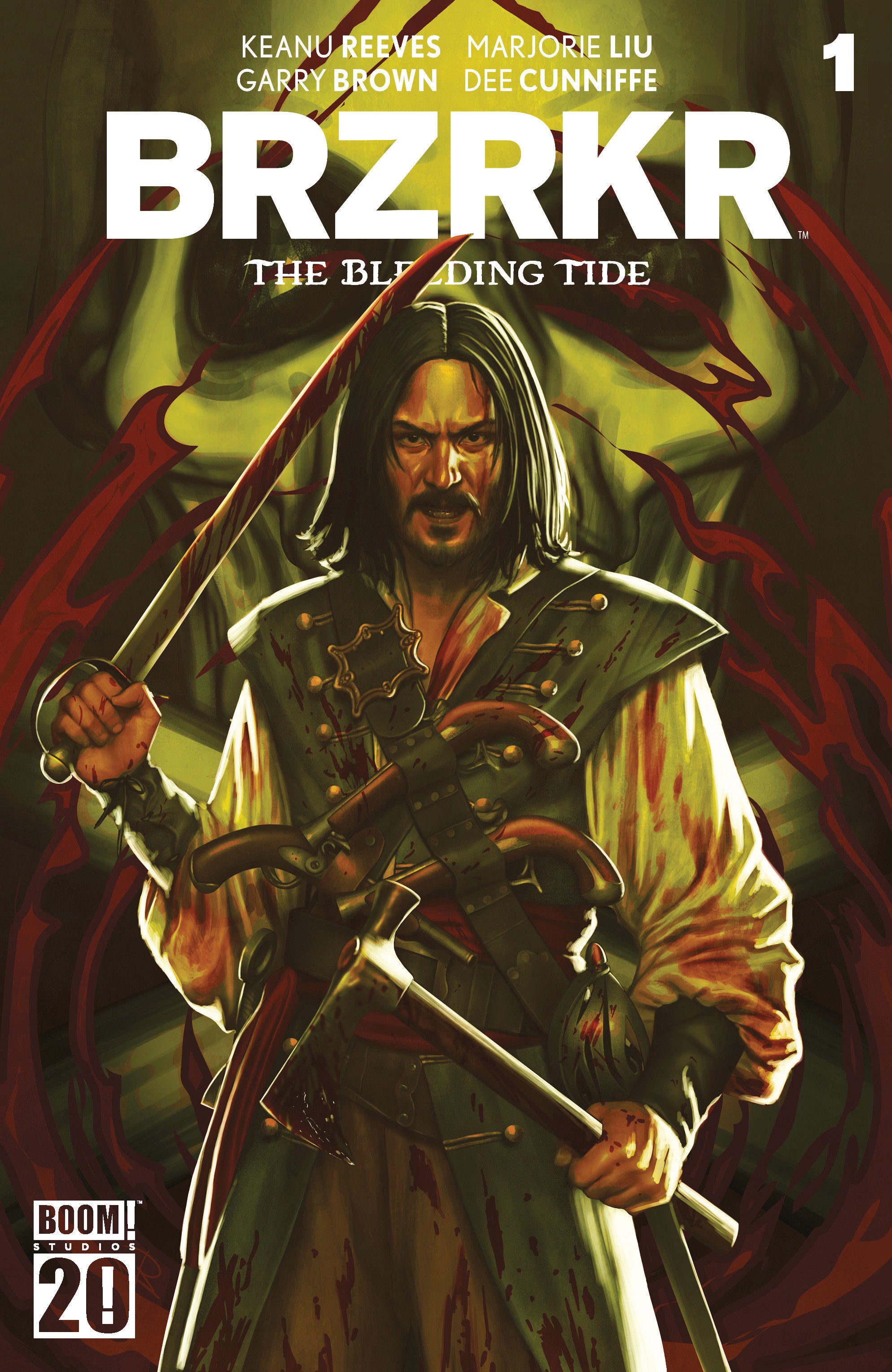 BRZRKR Bleeding Tide #1 Cover E Puebla Foil