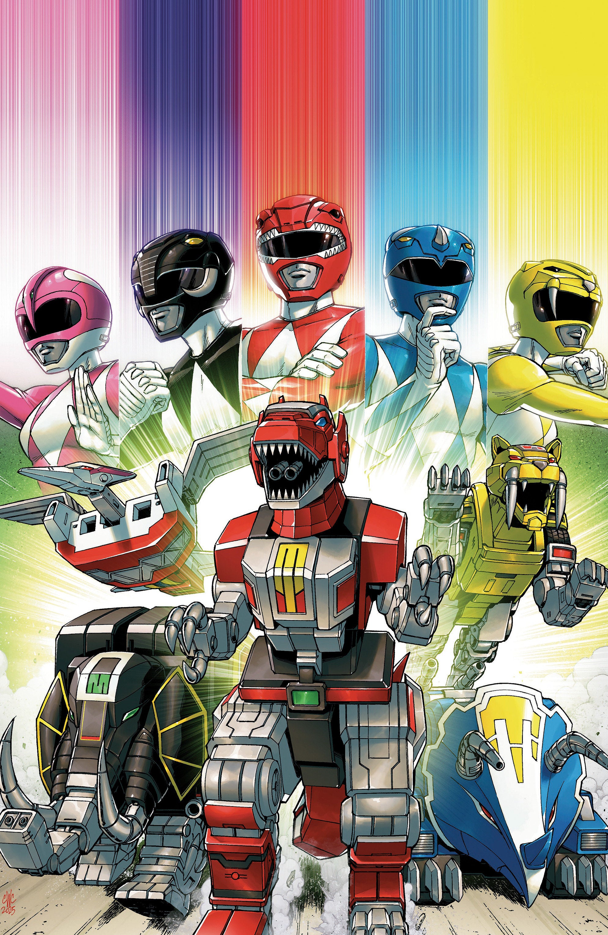 Mighty Morphin Power Rangers Zord Quest #1 Cover C Foil