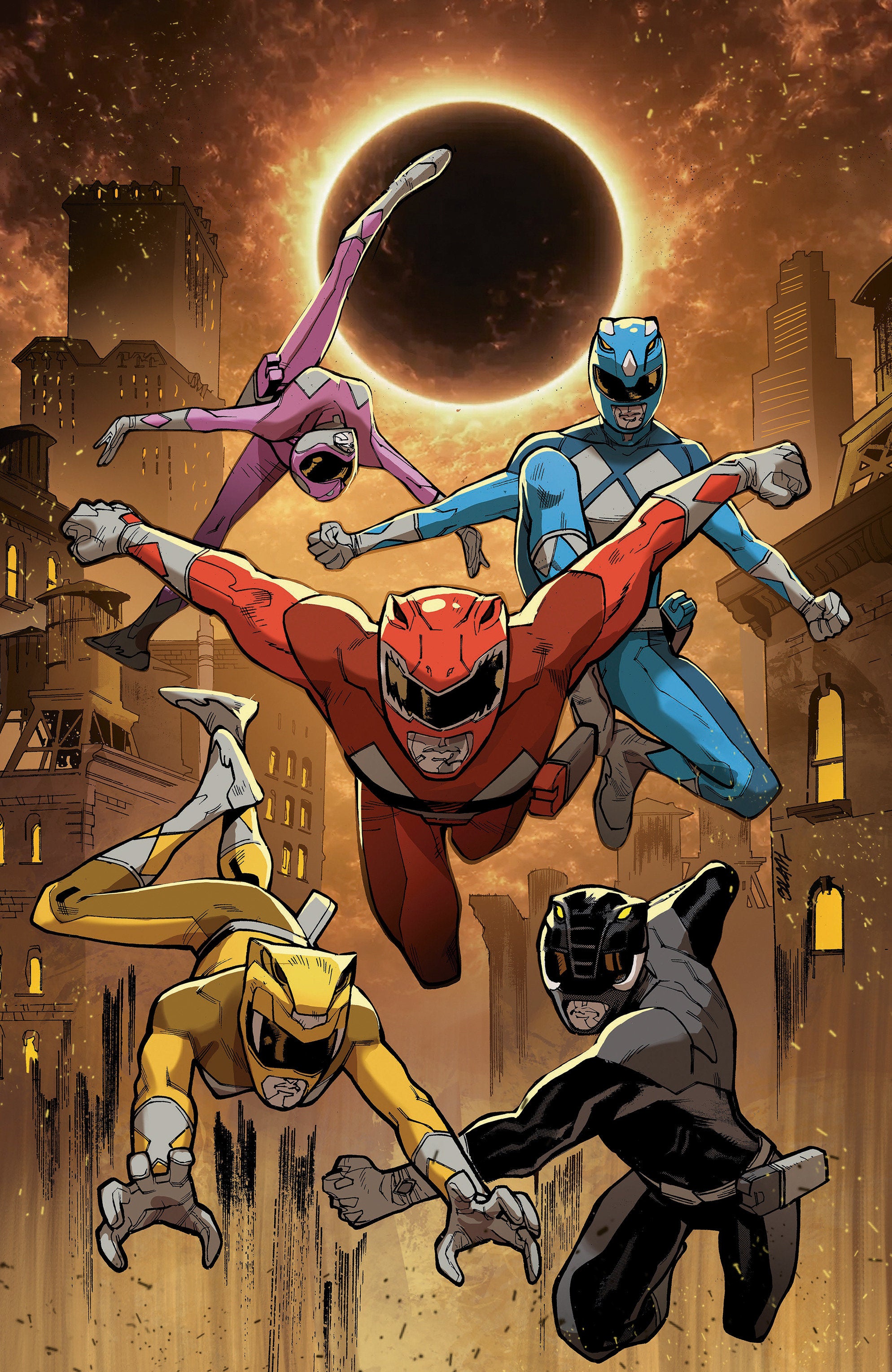 Mighty Morphin Power Rangers (2026) #2 Cover E Foil Variant