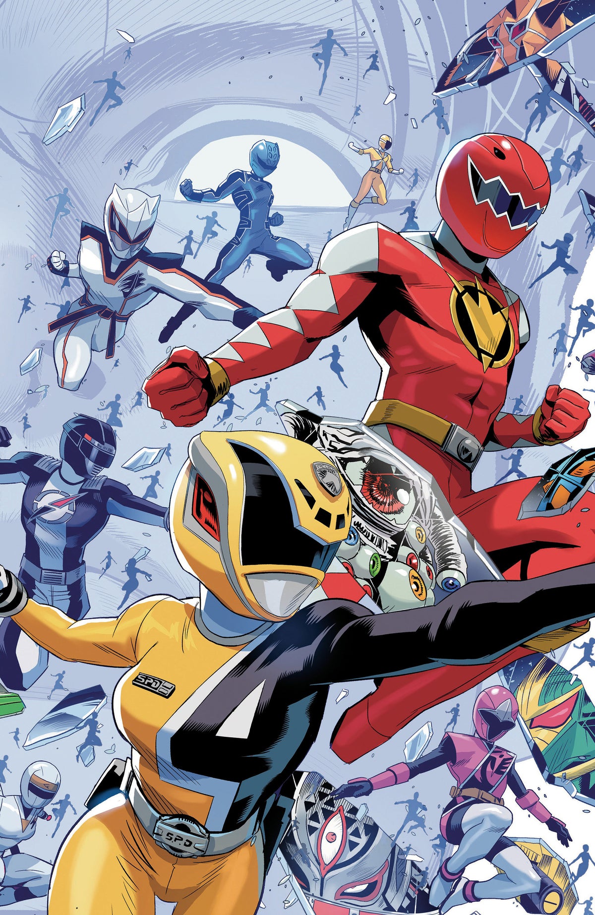 Power Rangers Unlimited #3 Cover C Every Ranger Ever Zonno
