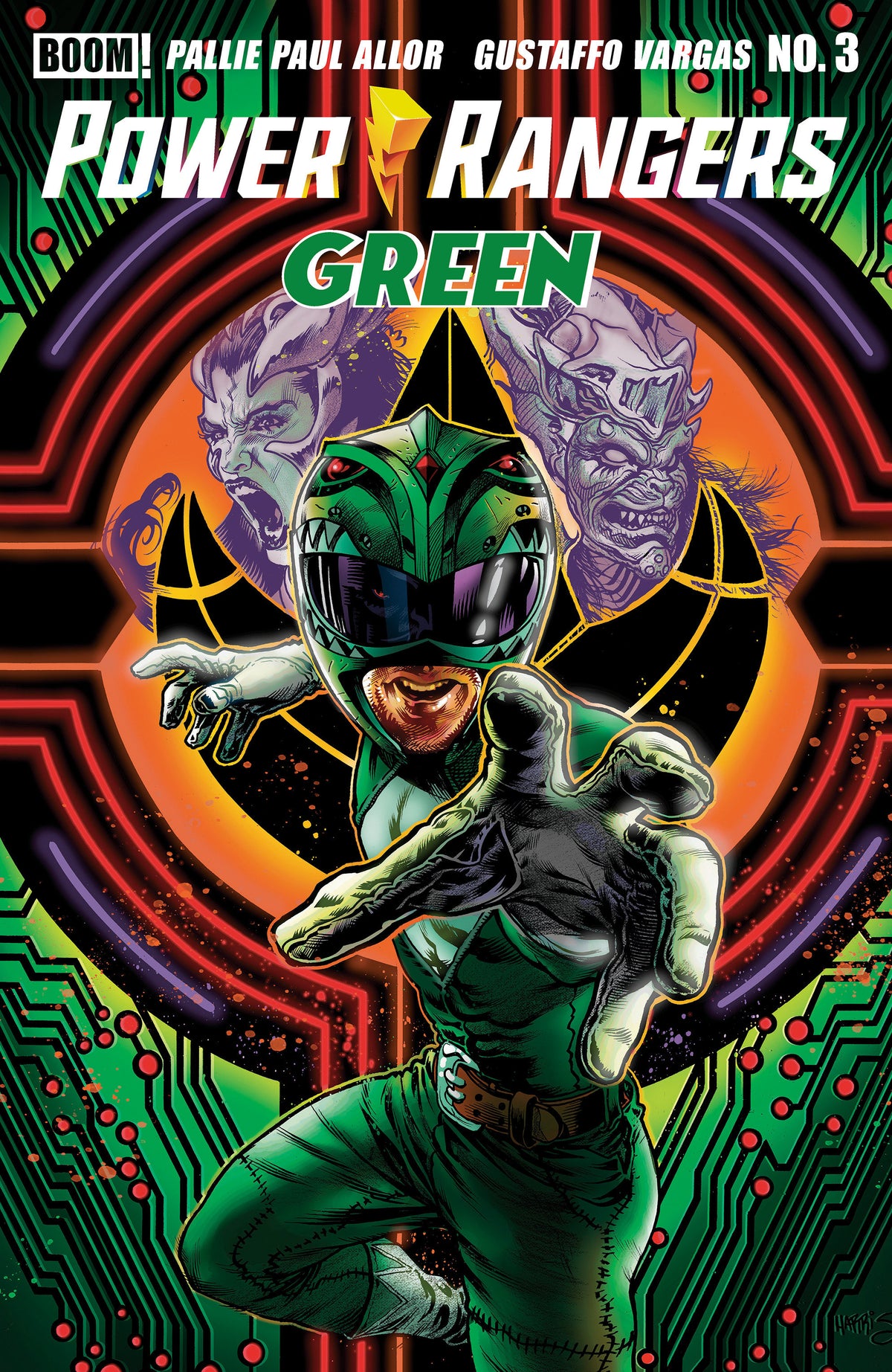 Power Rangers Green #3 Cover A Harris