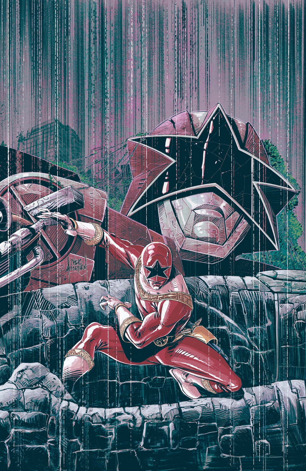 Power Rangers Green #3 Cover C Tommy Oliver Connecting Mooneyham