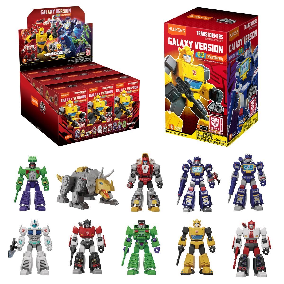 Blokees Transformers Galaxy Version 03 Autobot Run Blind Box