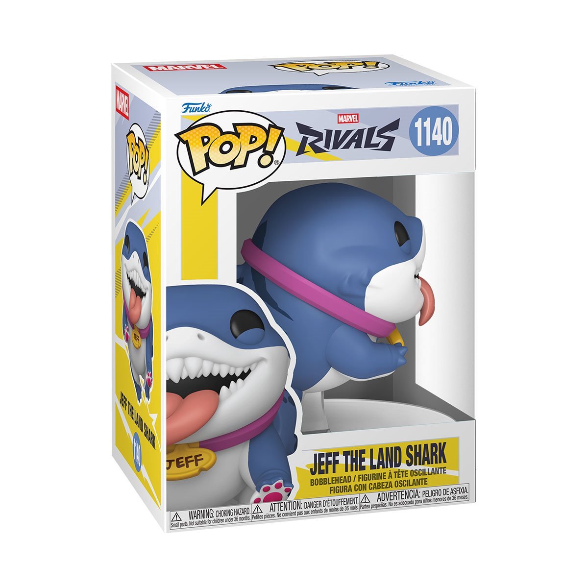 Pop Games Marvel Rivals Jeff The Land Shark Figure