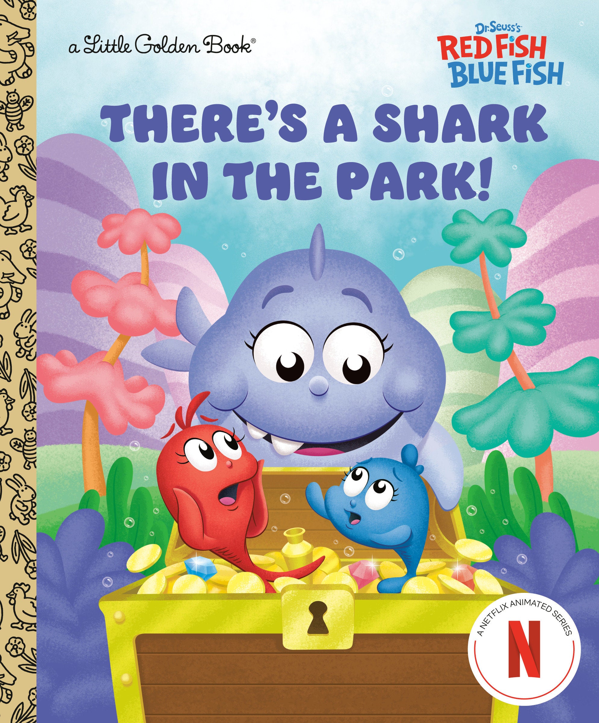 Theres A Shark In The Park Little Golden Book