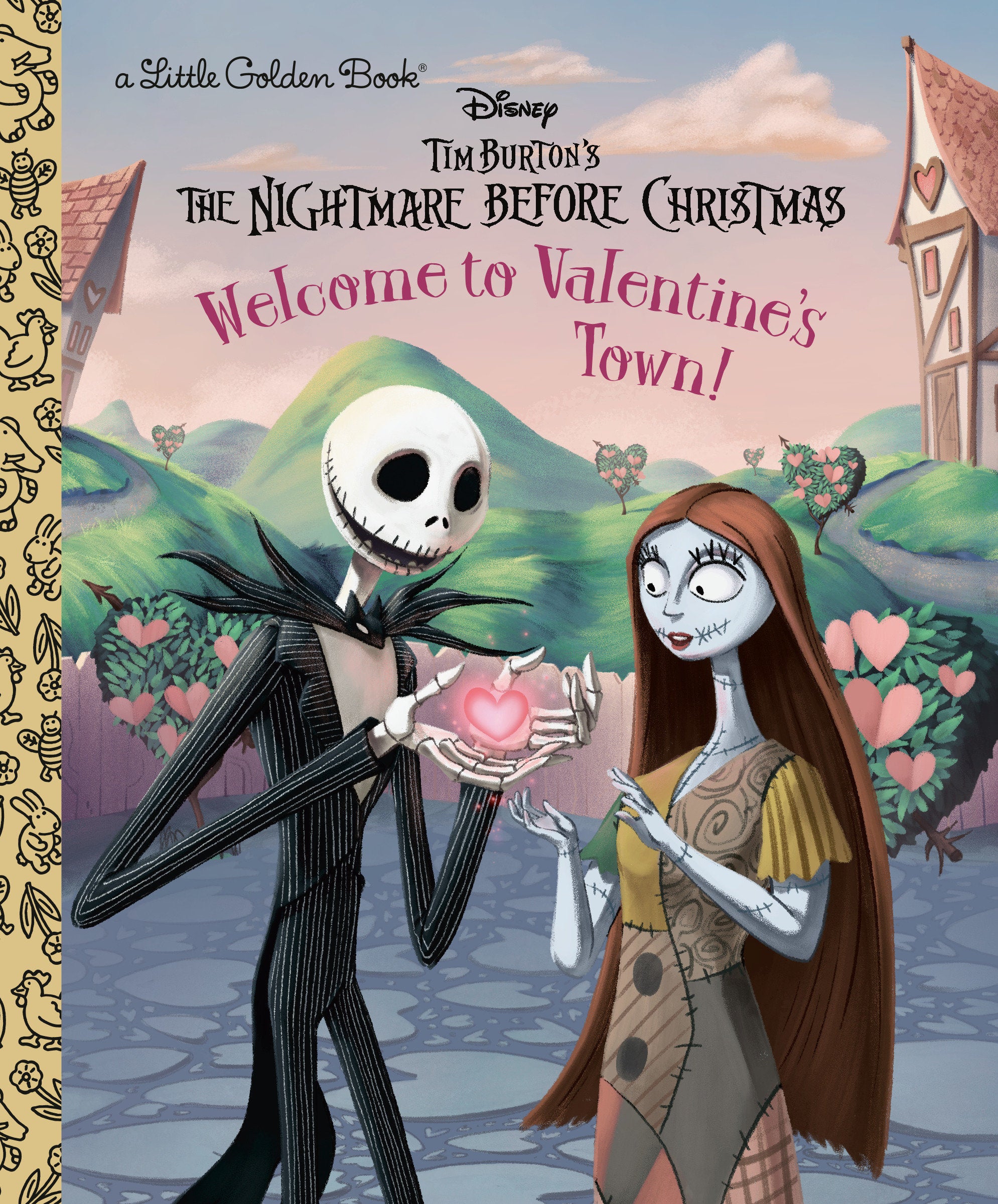 Welcome To Valentine's Town Nightmare Before Christmas Little Golden Book